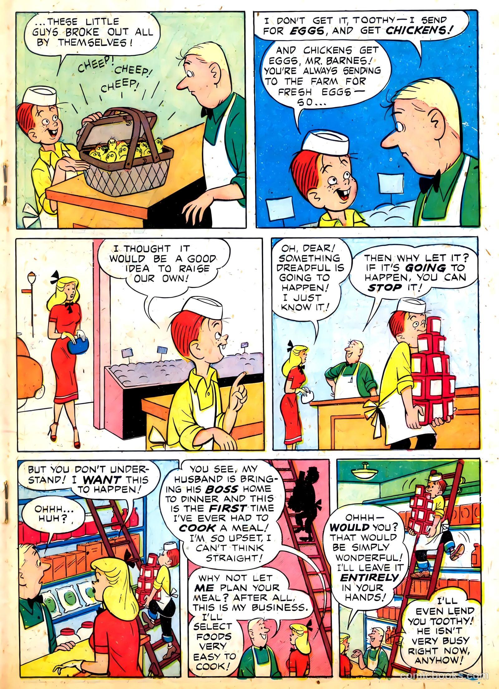 Little Miss Sunbeam Comics #1 (1950) — page 19 of 36