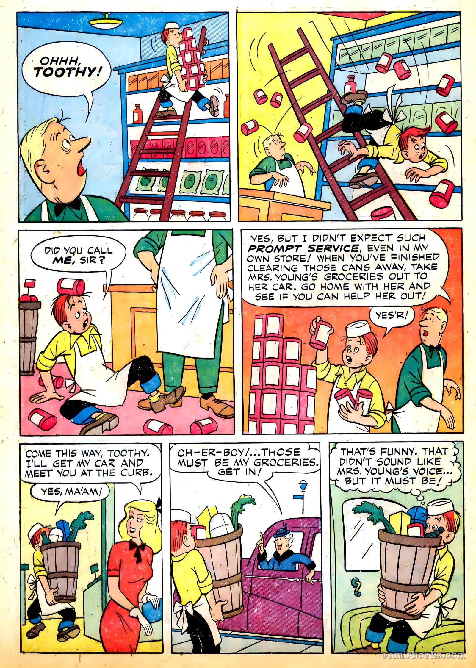 Little Miss Sunbeam Comics #1 (1950) — page 20 of 36