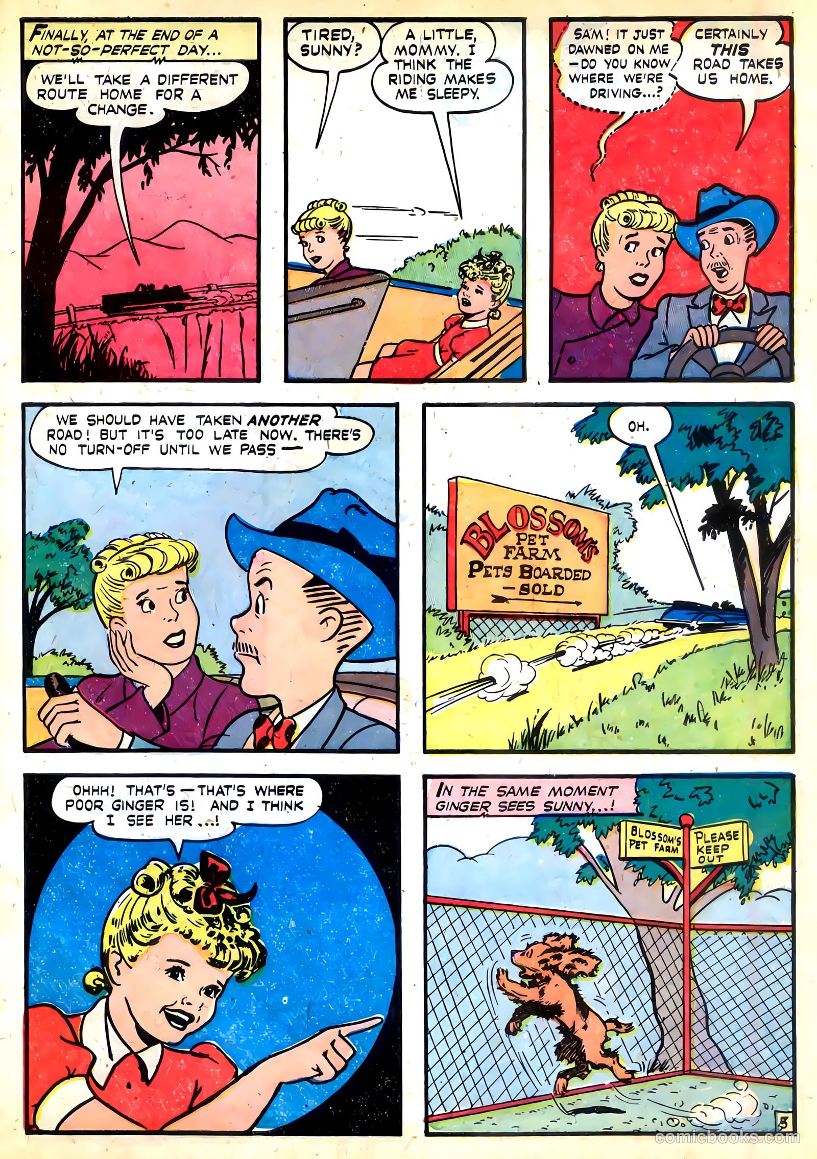Little Miss Sunbeam Comics #1 (1950) — page 31 of 36