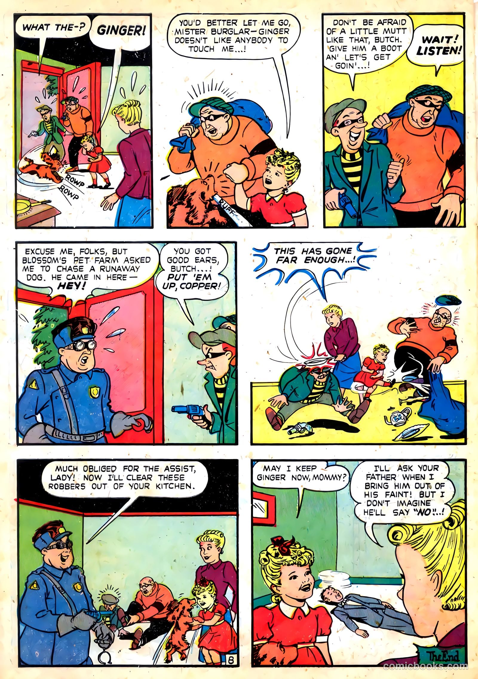 Little Miss Sunbeam Comics #1 (1950) — page 34 of 36