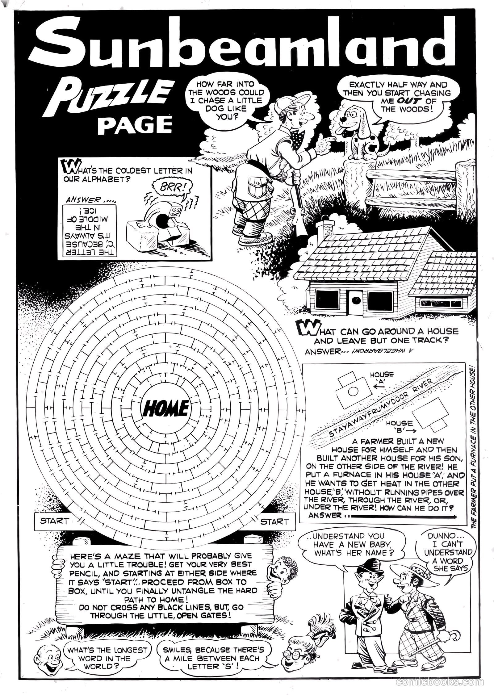 Little Miss Sunbeam Comics #1 (1950) — page 35 of 36