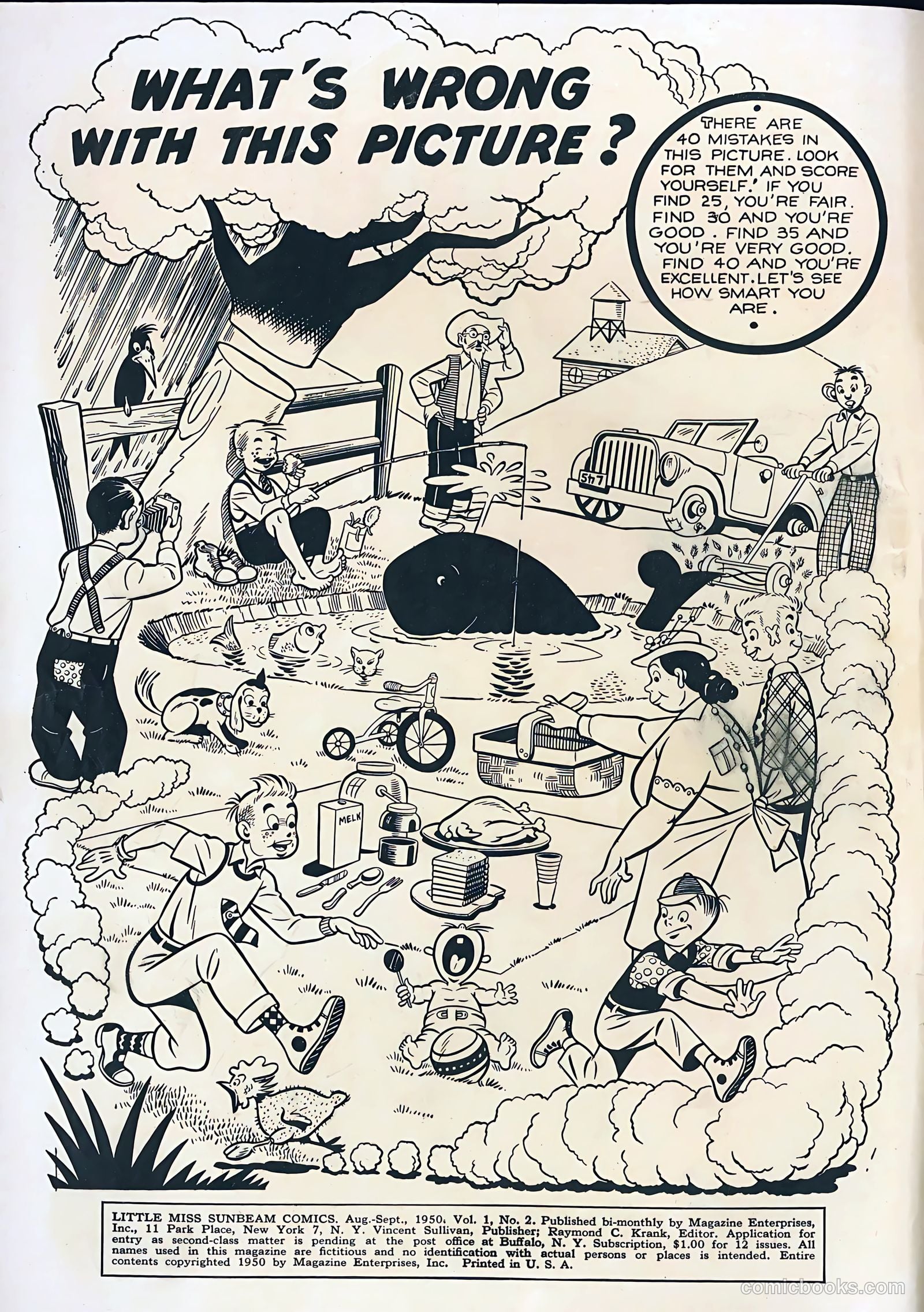 Little Miss Sunbeam Comics #2 (1950) — page 2 of 36