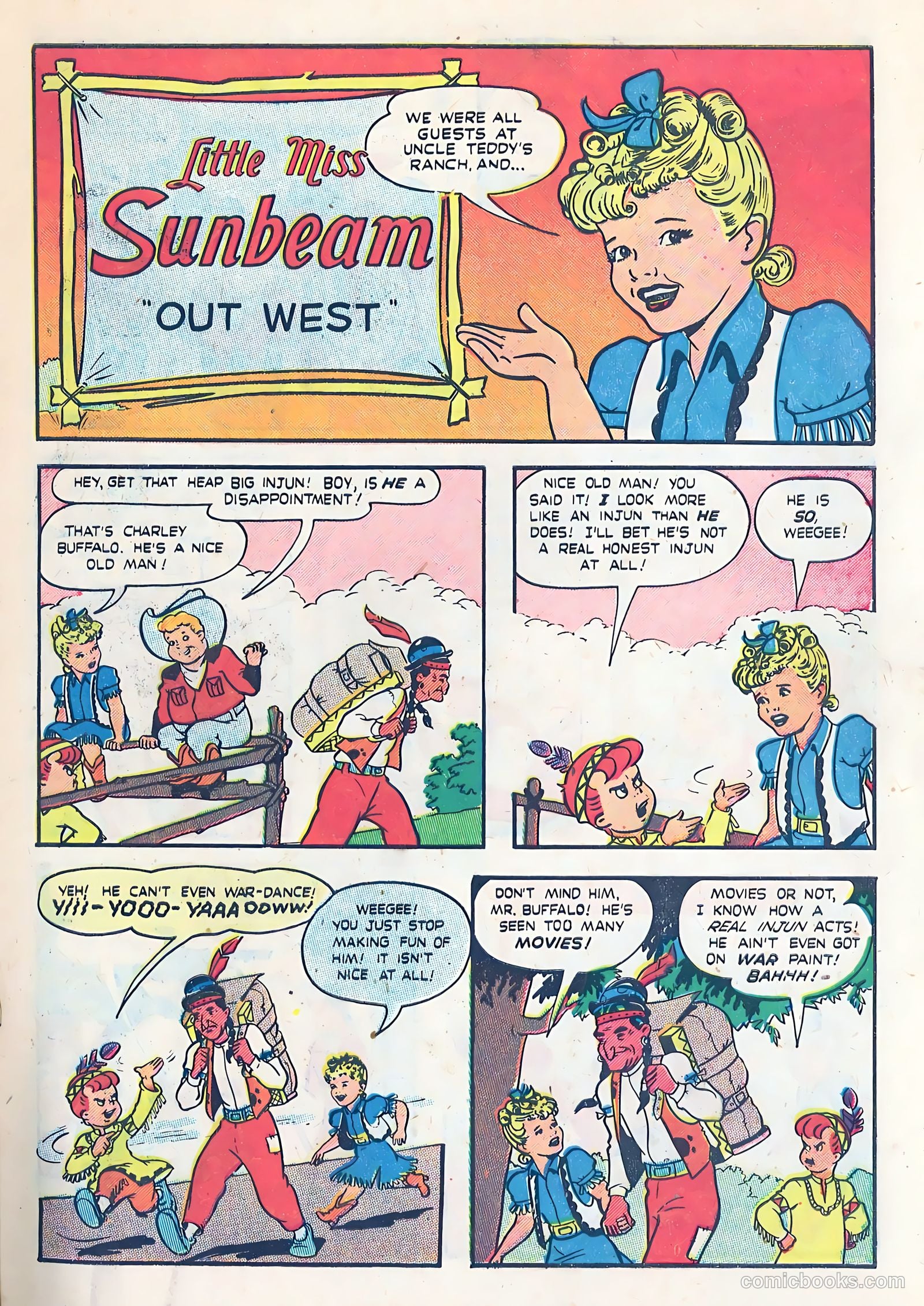 Little Miss Sunbeam Comics #2 (1950) — page 3 of 36