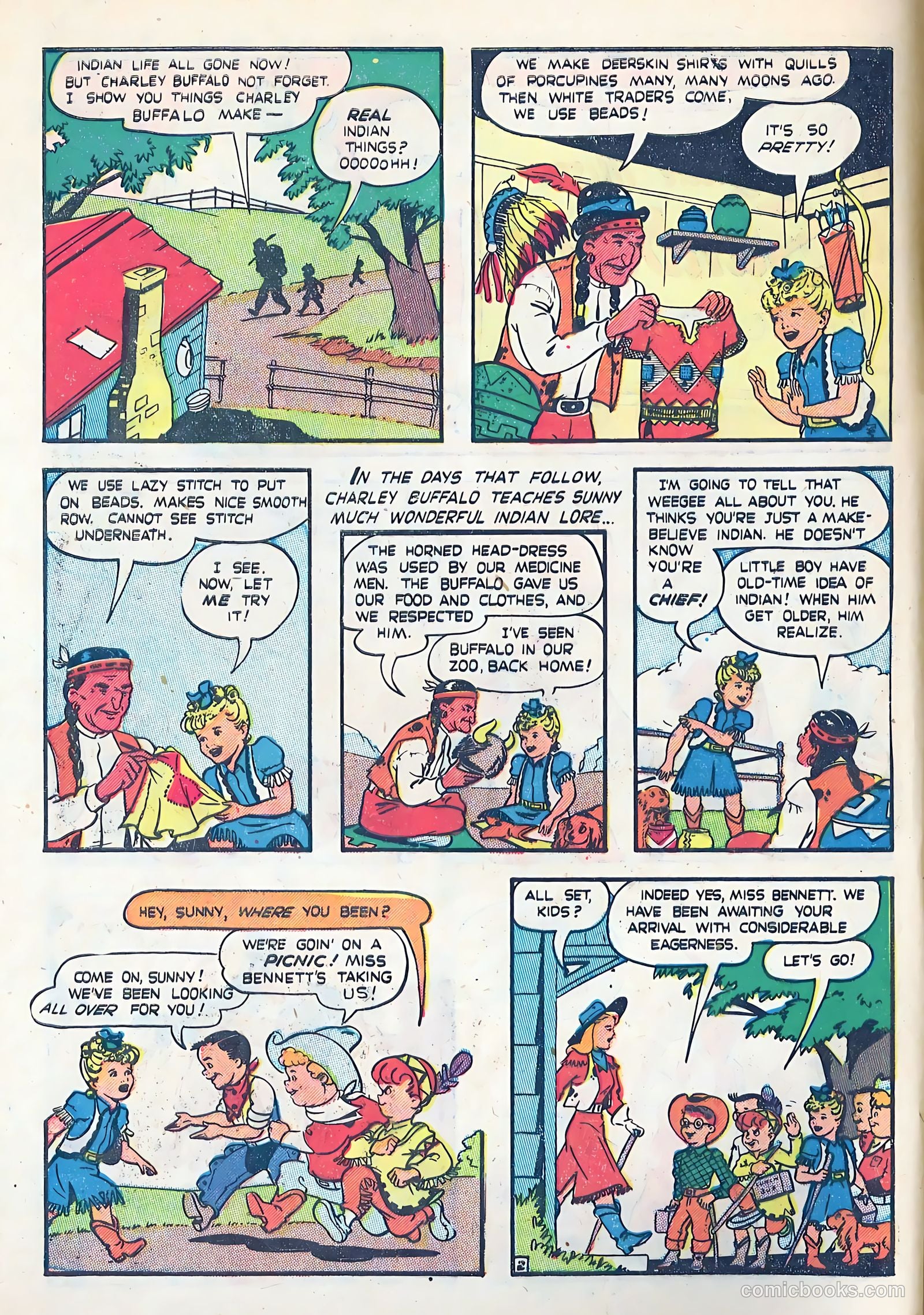 Little Miss Sunbeam Comics #2 (1950) — page 4 of 36