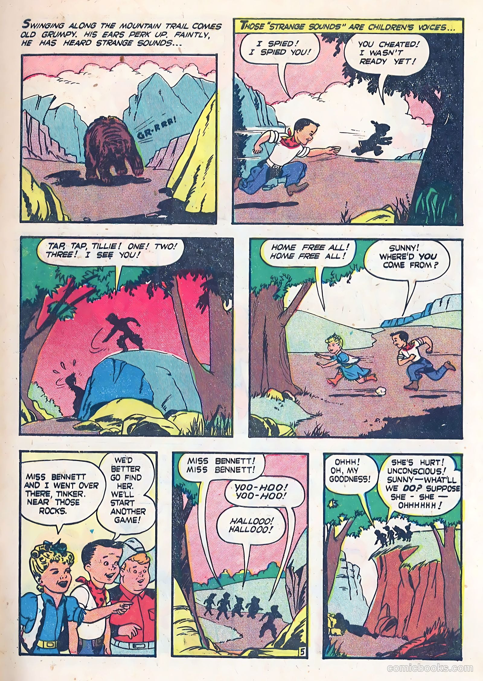 Little Miss Sunbeam Comics #2 (1950) — page 7 of 36