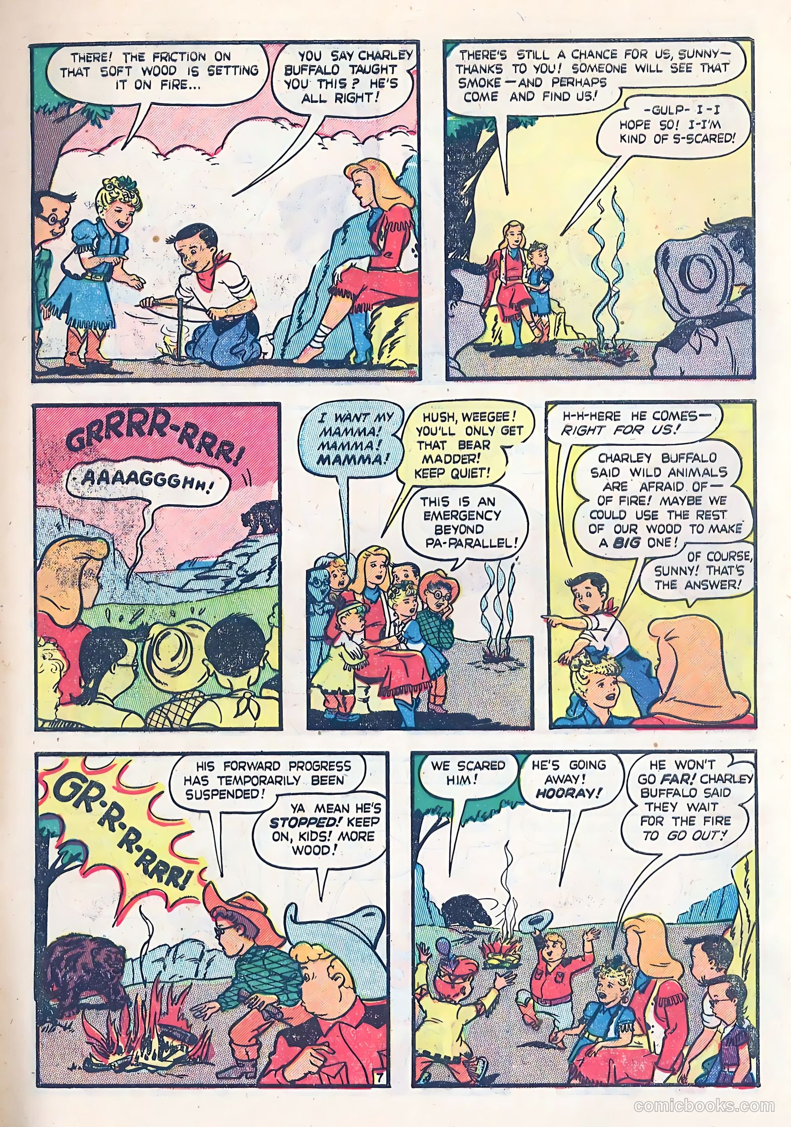 Little Miss Sunbeam Comics #2 (1950) — page 9 of 36