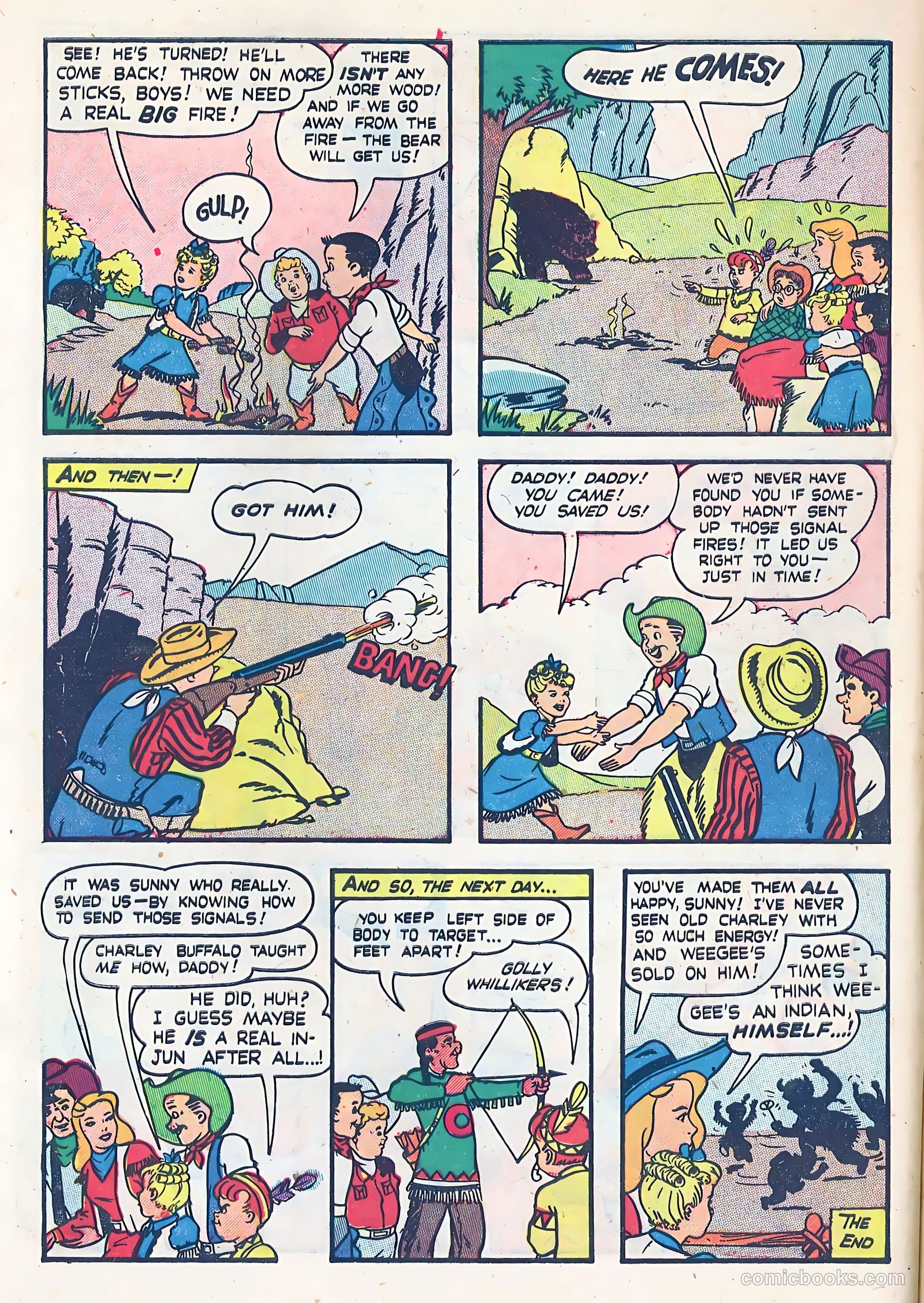 Little Miss Sunbeam Comics #2 (1950) — page 10 of 36