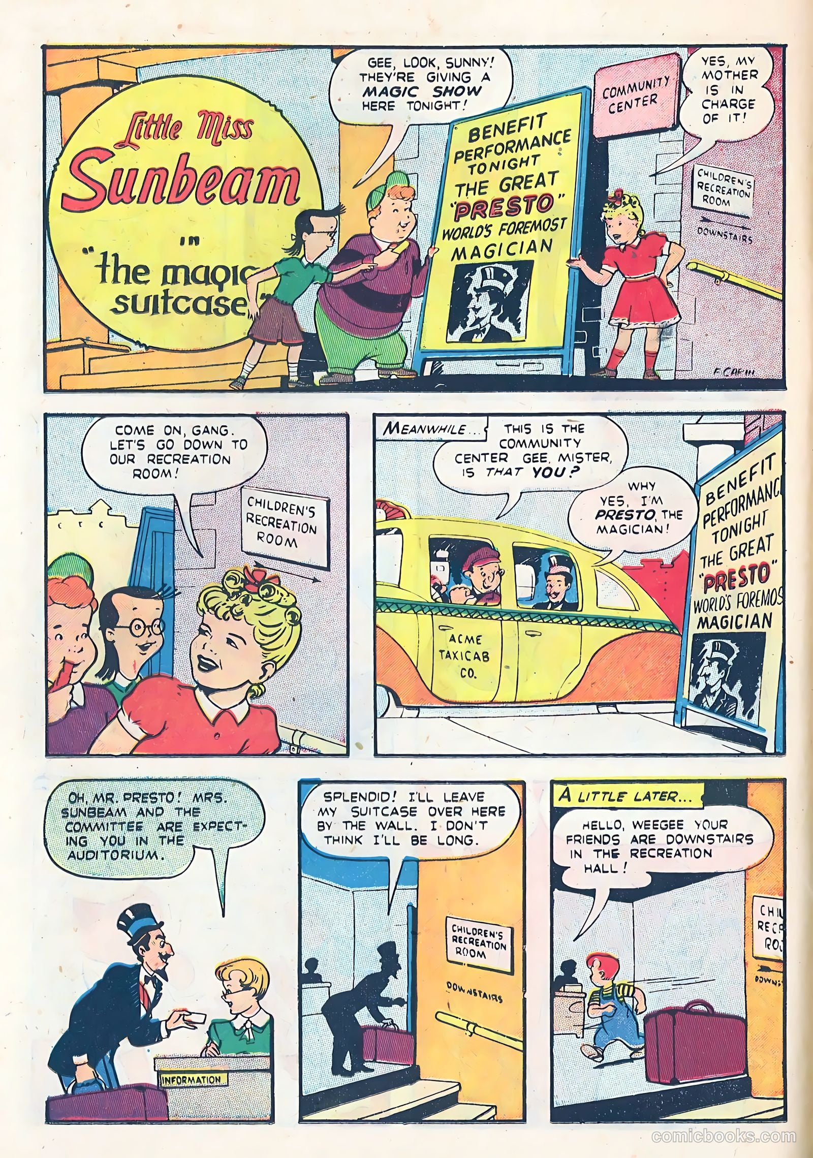 Little Miss Sunbeam Comics #2 (1950) — page 16 of 36