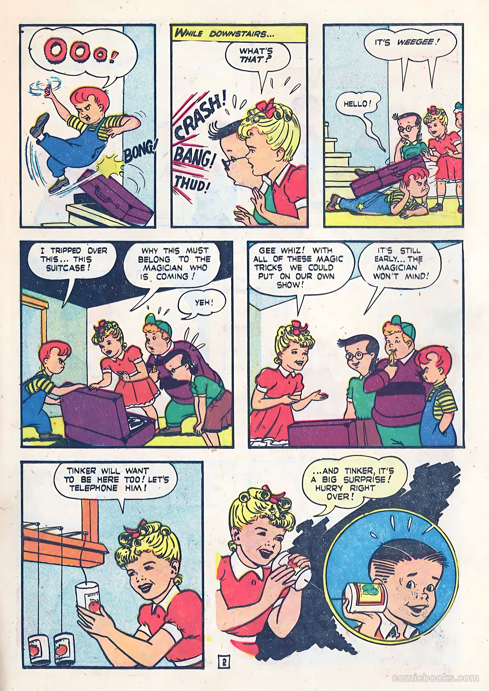 Little Miss Sunbeam Comics #2 (1950) — page 17 of 36