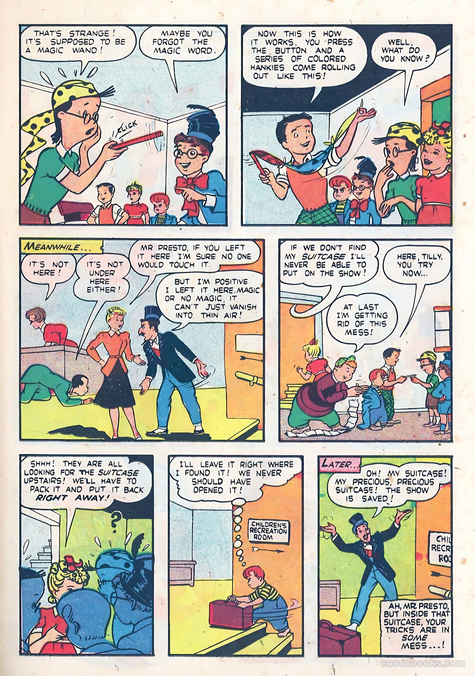 Little Miss Sunbeam Comics #2 (1950) — page 21 of 36