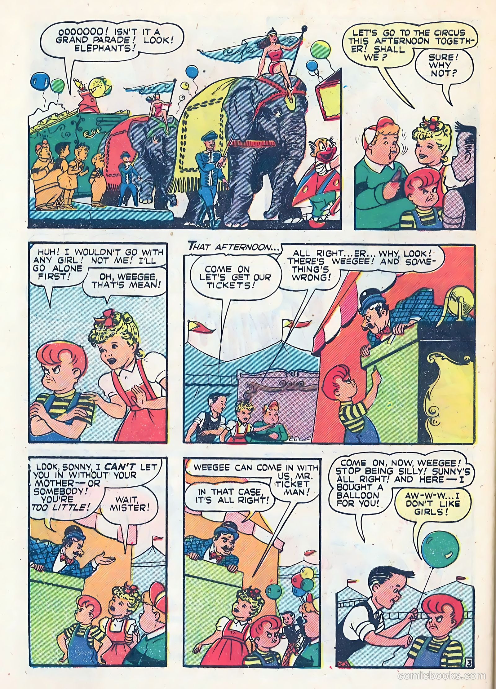 Little Miss Sunbeam Comics #2 (1950) — page 30 of 36