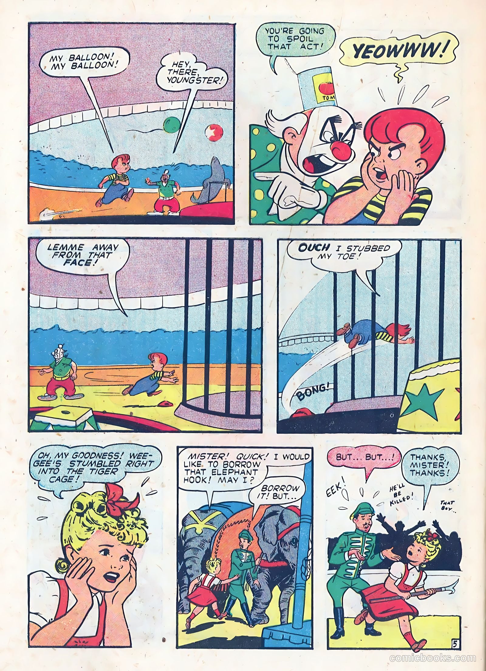 Little Miss Sunbeam Comics #2 (1950) — page 32 of 36