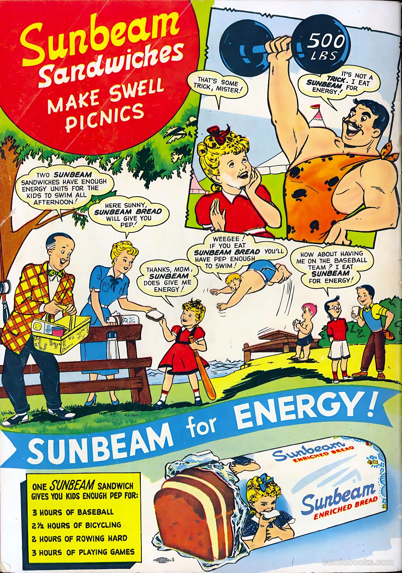 Little Miss Sunbeam Comics #2 (1950) — page 36 of 36