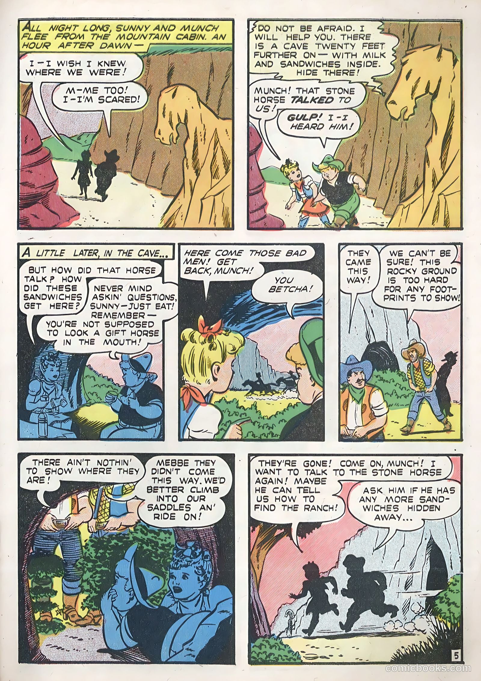 Little Miss Sunbeam Comics #3 (1950) — page 7 of 36