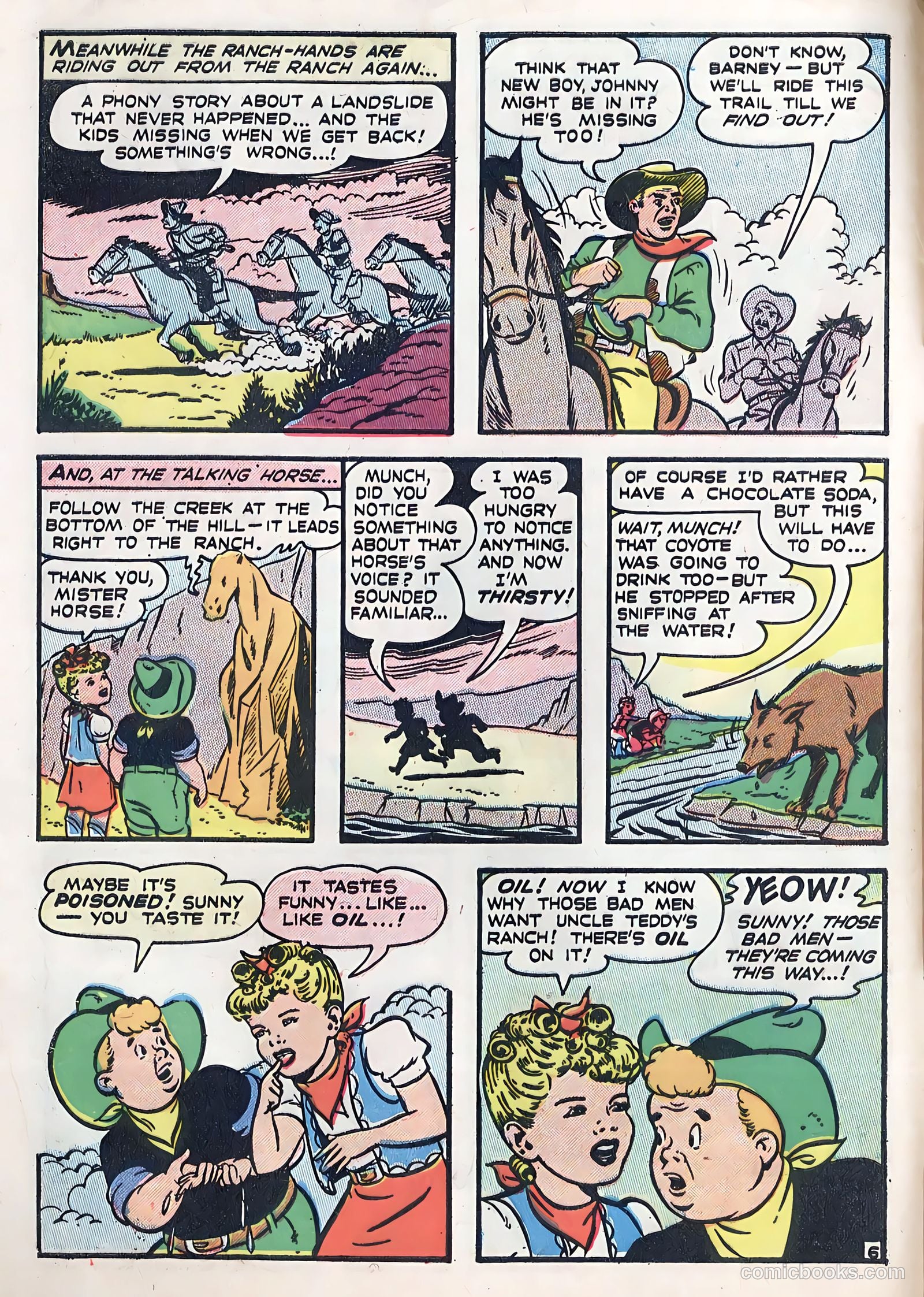 Little Miss Sunbeam Comics #3 (1950) — page 8 of 36