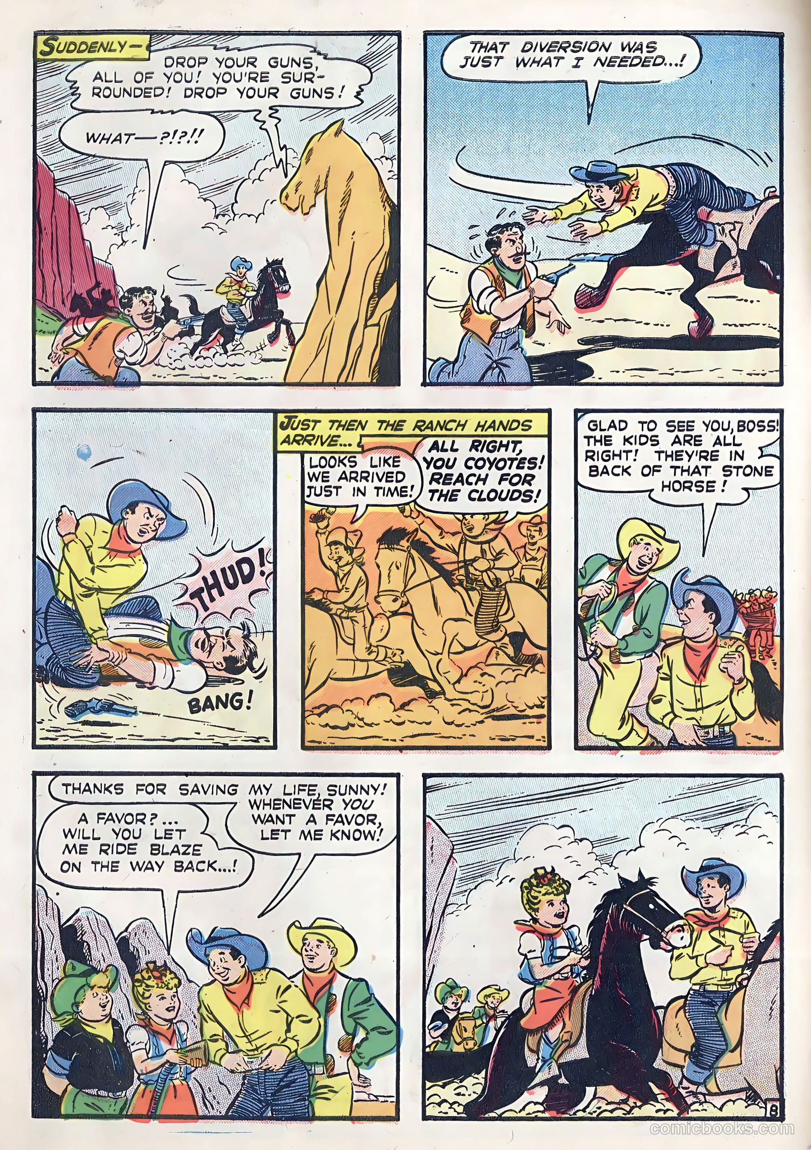 Little Miss Sunbeam Comics #3 (1950) — page 10 of 36