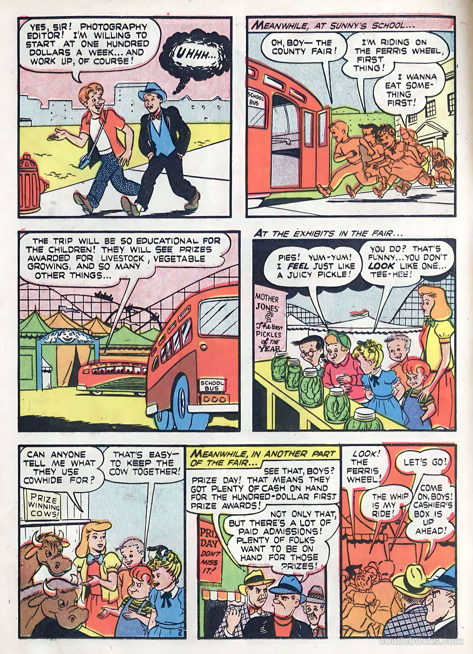 Little Miss Sunbeam Comics #3 (1950) — page 12 of 36
