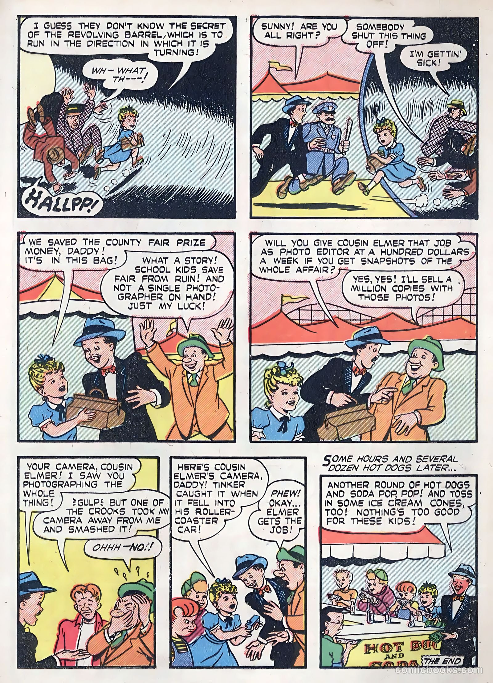 Little Miss Sunbeam Comics #3 (1950) — page 17 of 36