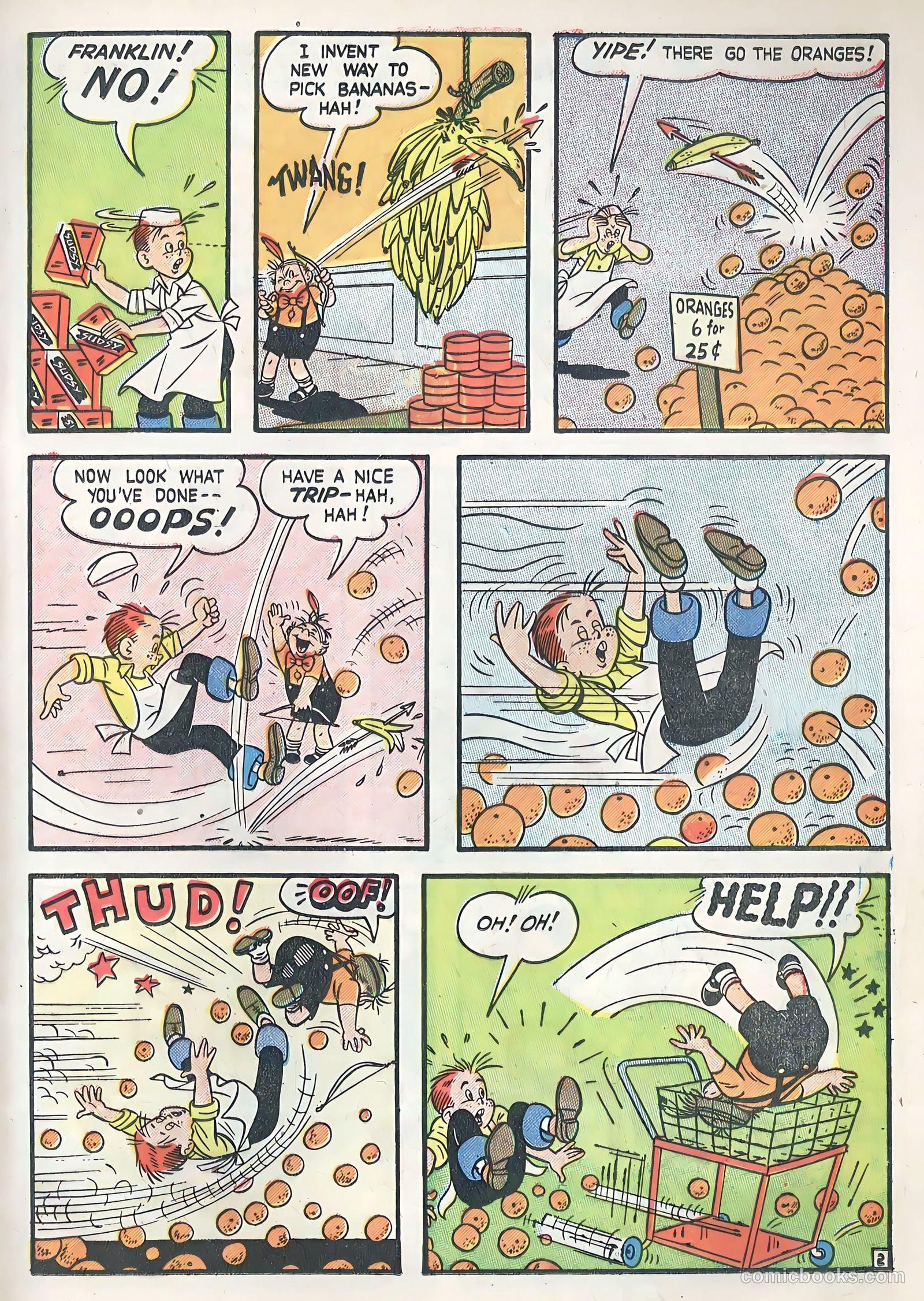 Little Miss Sunbeam Comics #3 (1950) — page 21 of 36