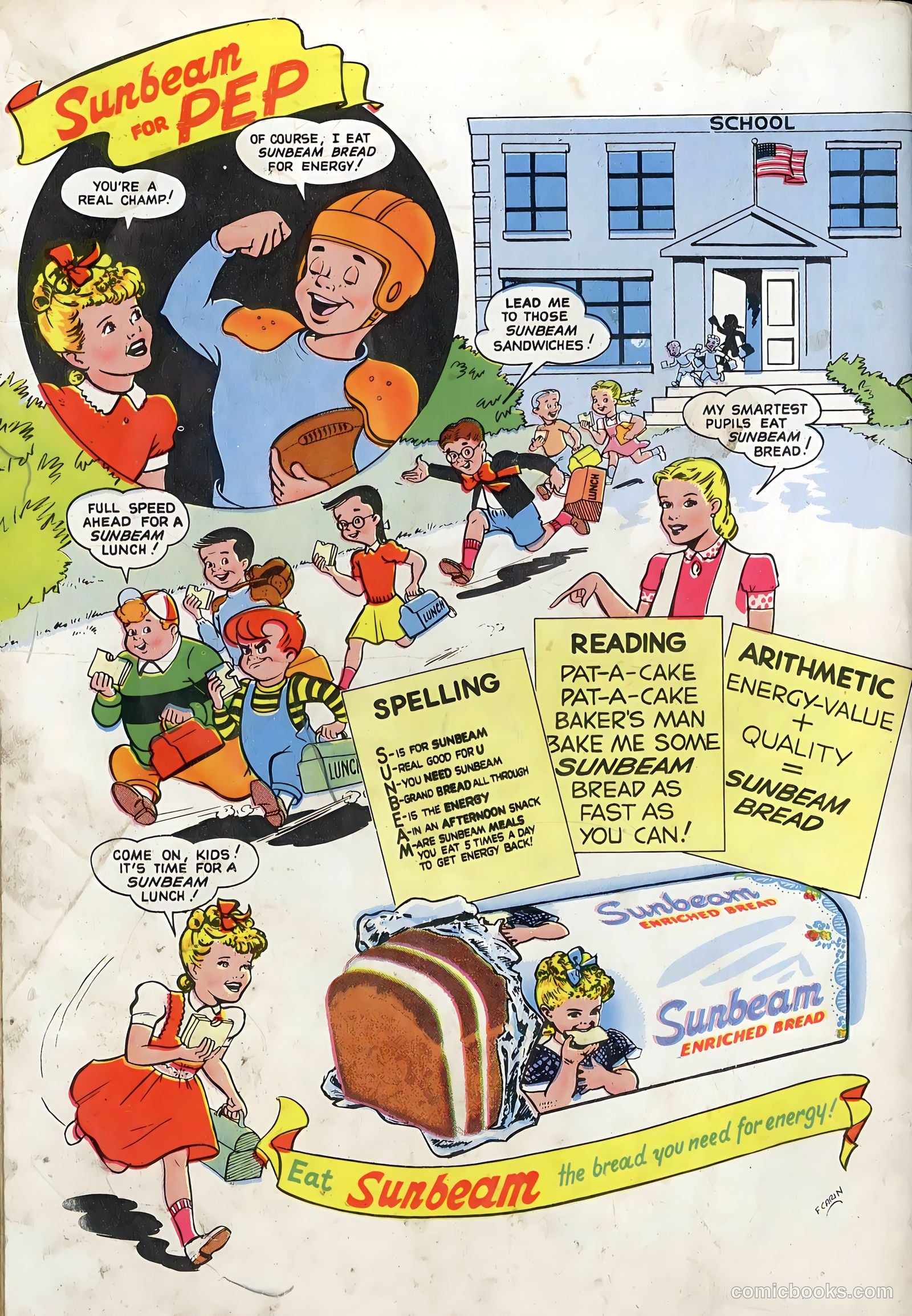 Little Miss Sunbeam Comics #3 (1950) — page 36 of 36