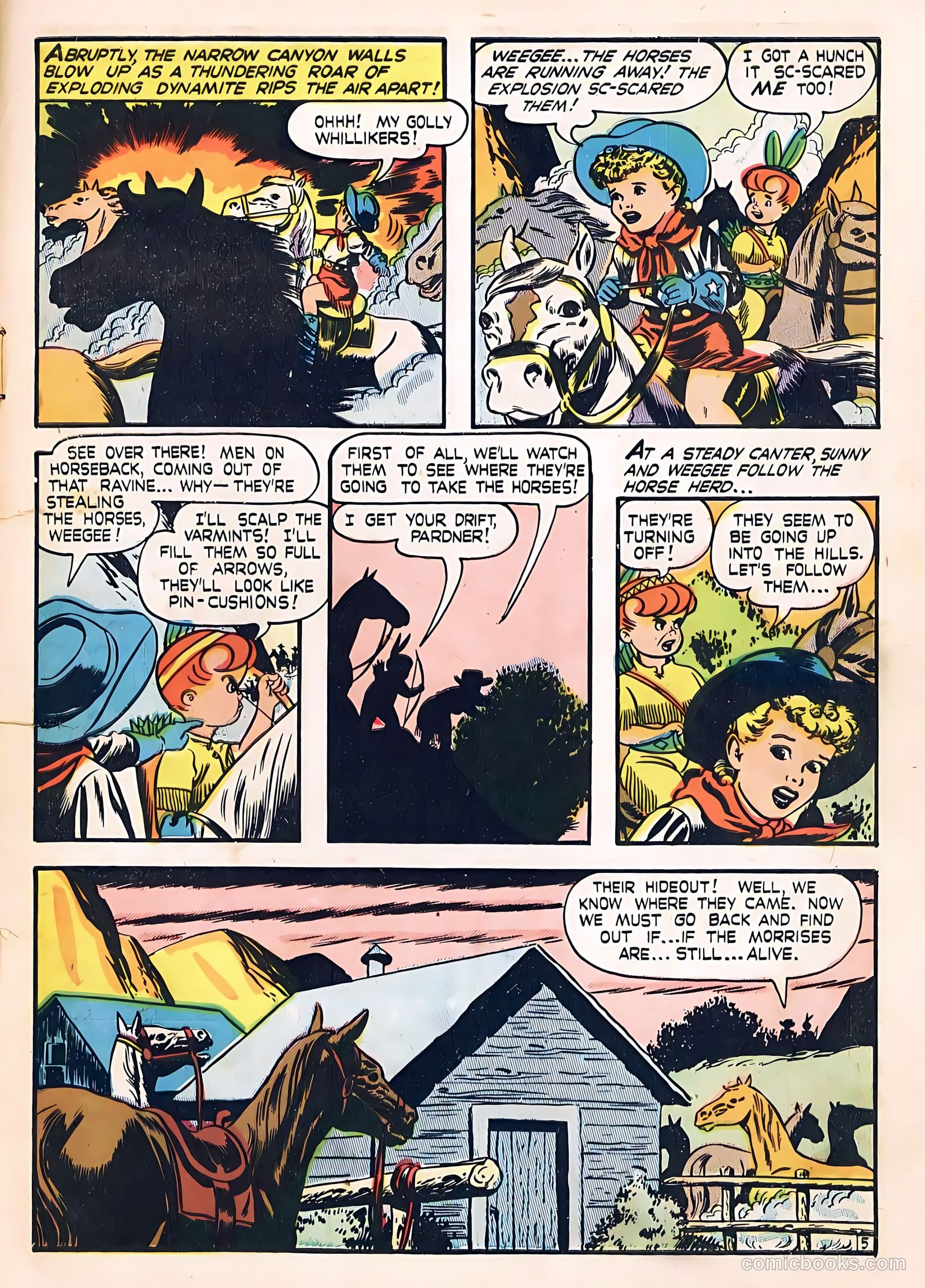Little Miss Sunbeam Comics #4 (1950) — page 7 of 34