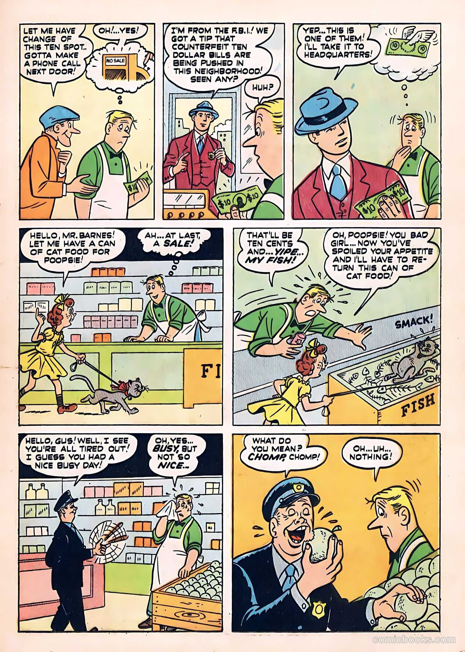Little Miss Sunbeam Comics #4 (1950) — page 11 of 34