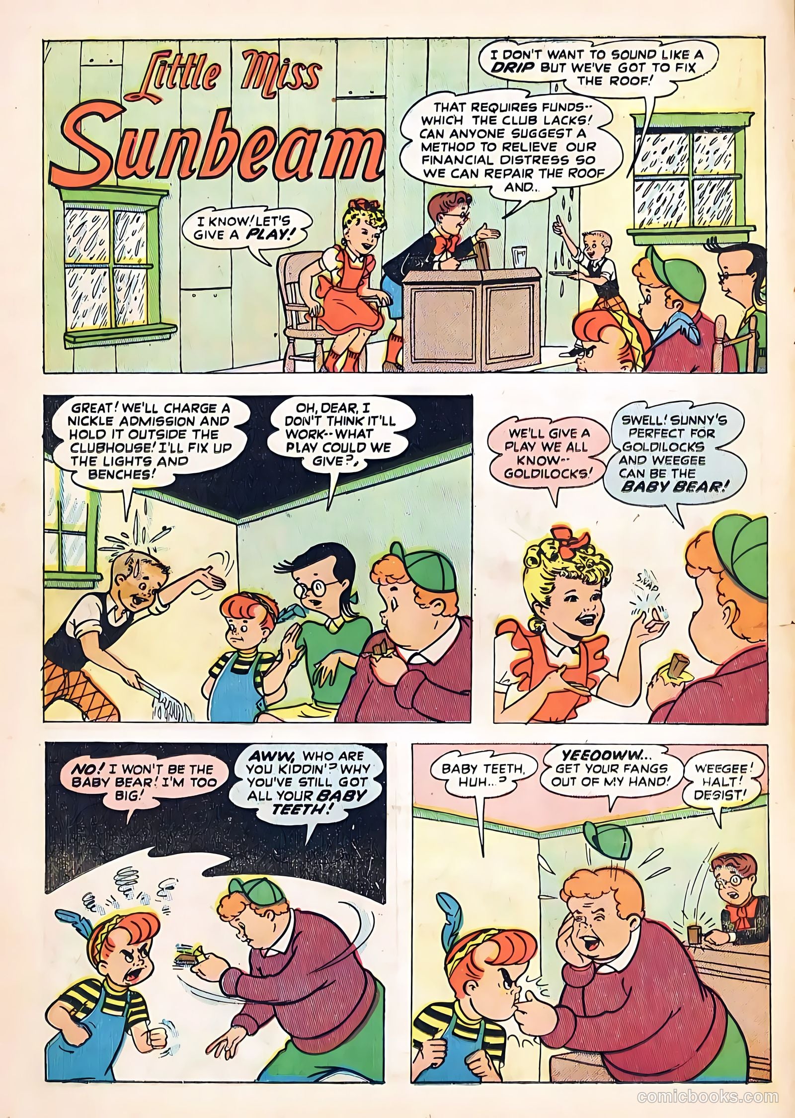 Little Miss Sunbeam Comics #4 (1950) — page 12 of 34