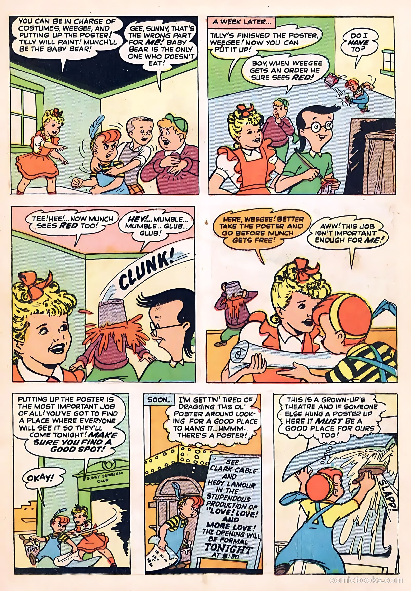 Little Miss Sunbeam Comics #4 (1950) — page 13 of 34