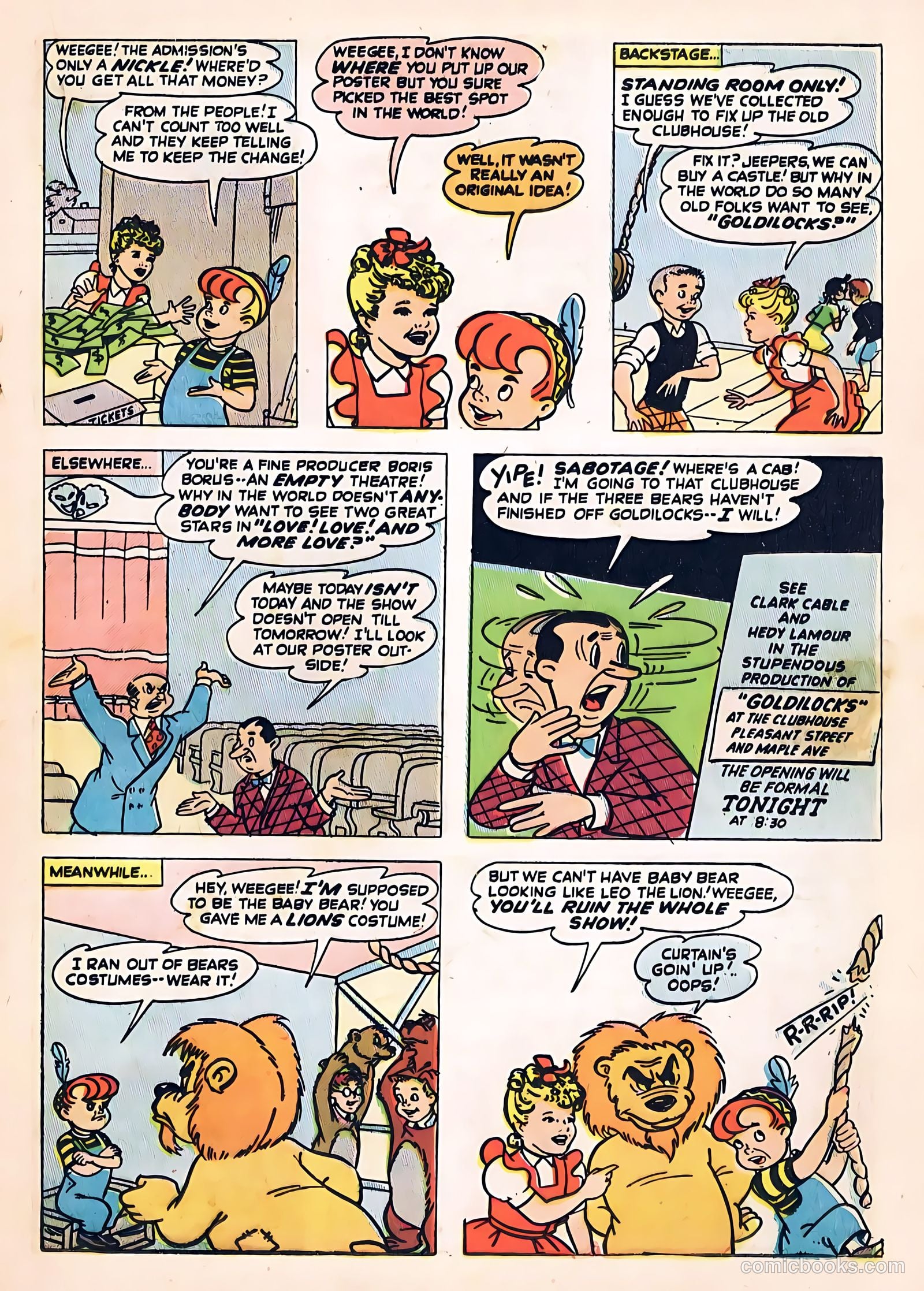 Little Miss Sunbeam Comics #4 (1950) — page 15 of 34