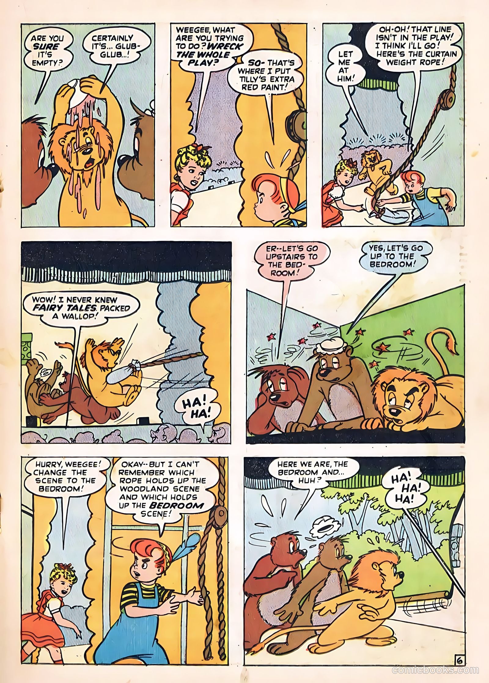 Little Miss Sunbeam Comics #4 (1950) — page 17 of 34