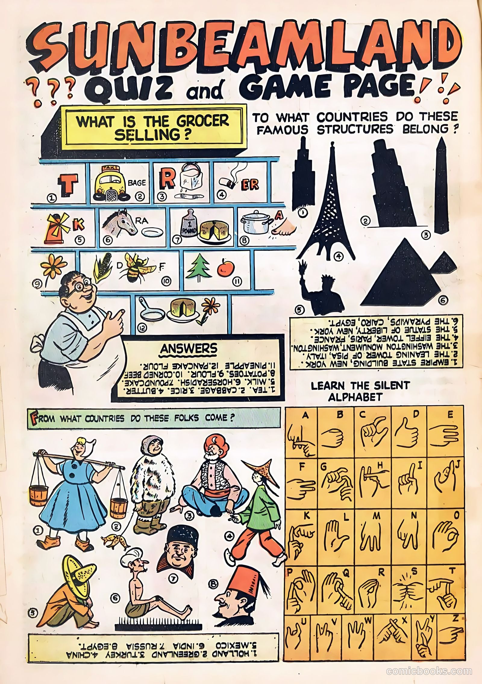Little Miss Sunbeam Comics #4 (1950) — page 24 of 34