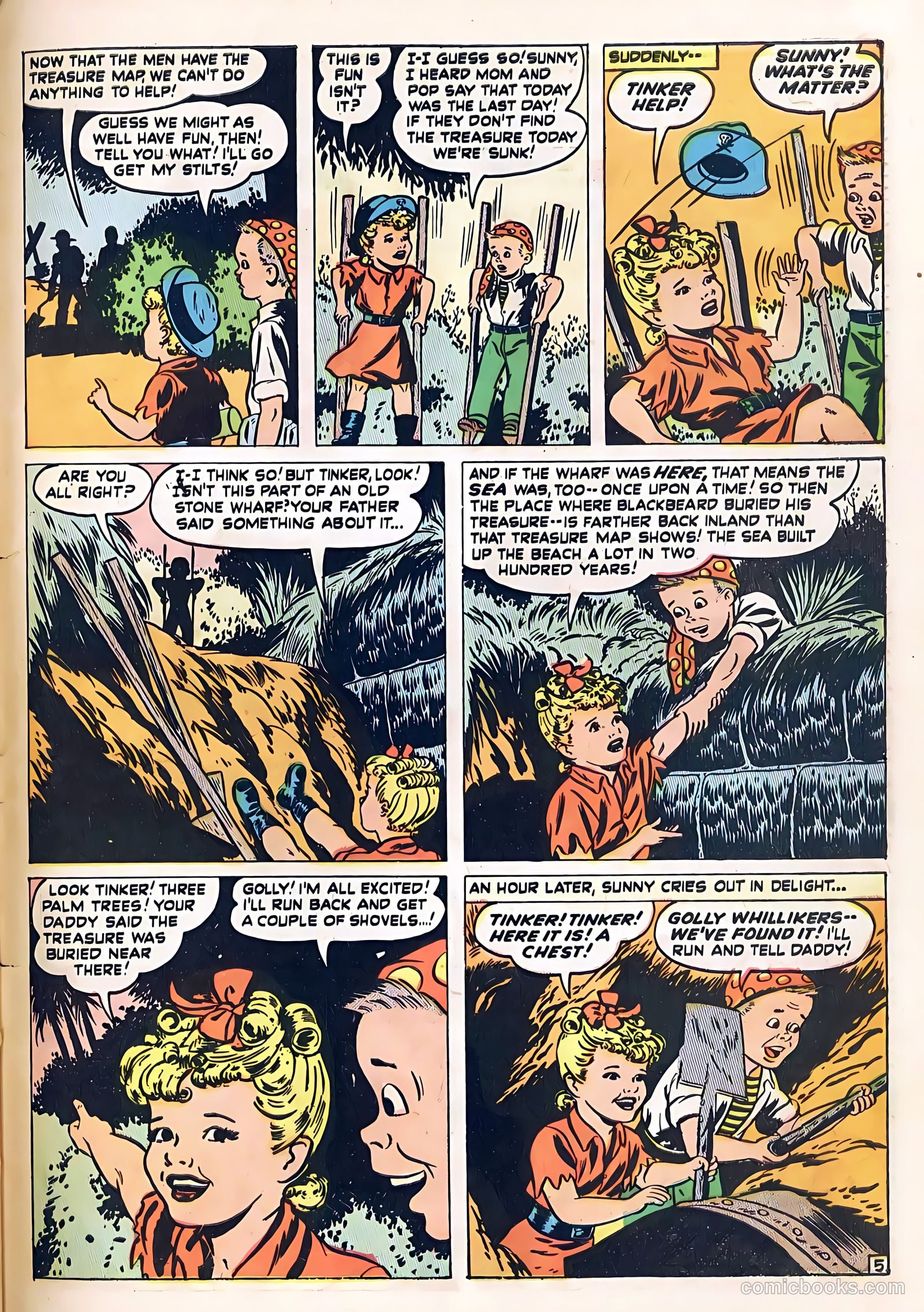 Little Miss Sunbeam Comics #4 (1950) — page 29 of 34