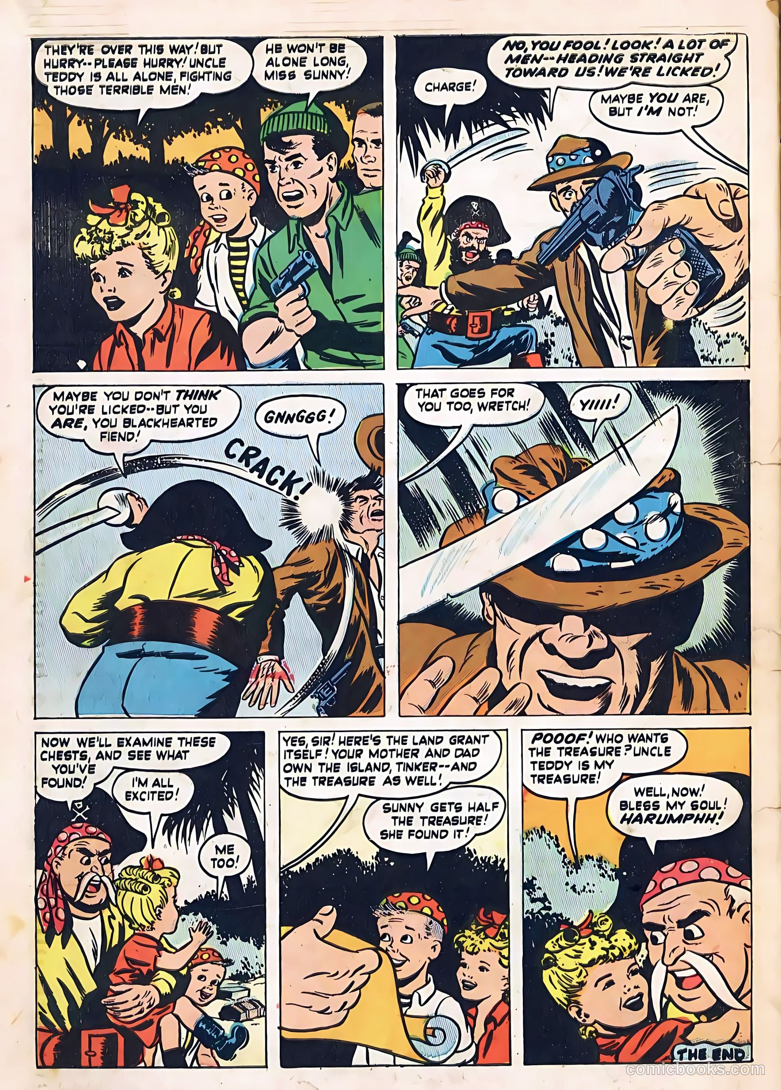 Little Miss Sunbeam Comics #4 (1950) — page 32 of 34