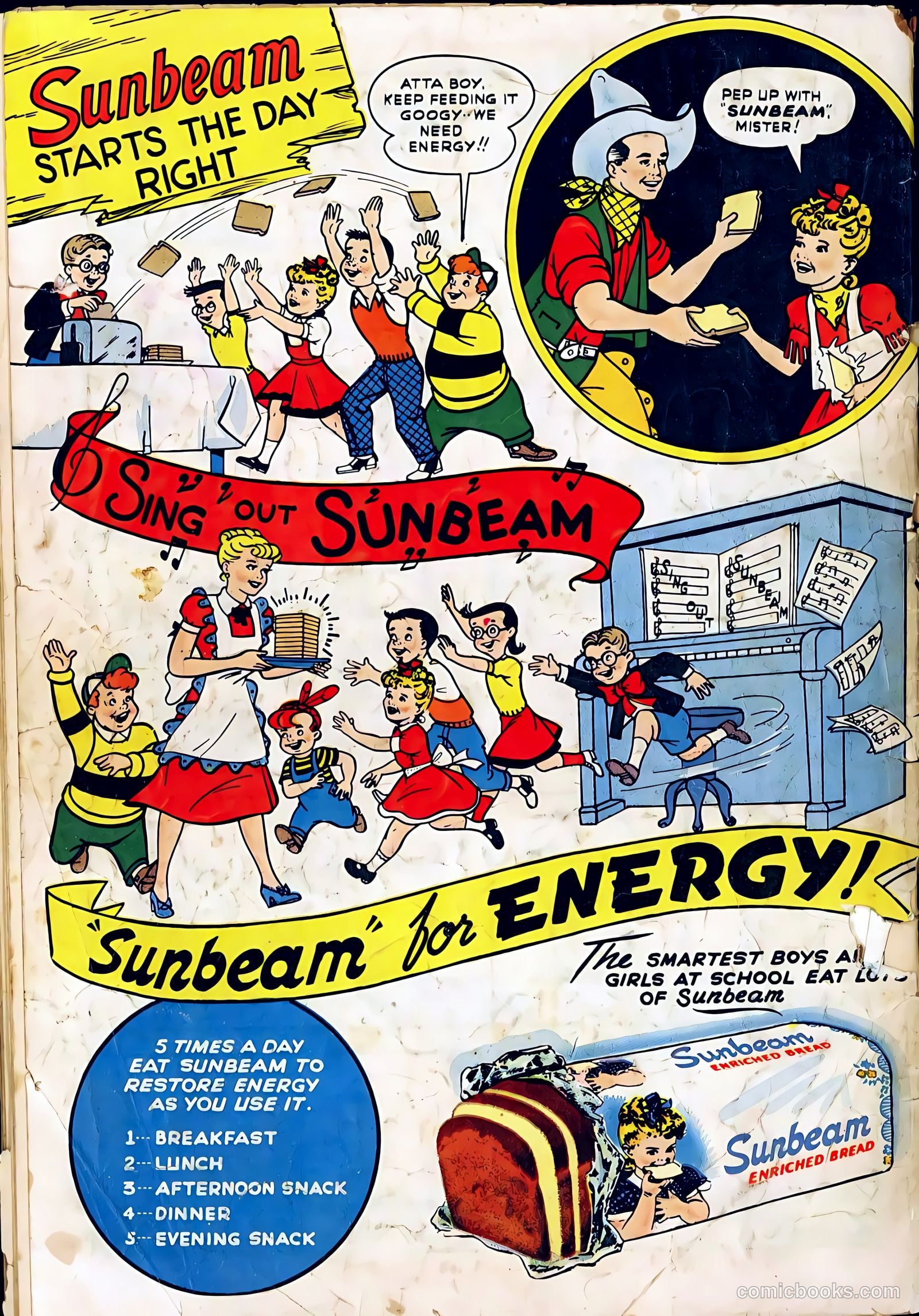 Little Miss Sunbeam Comics #4 (1950) — page 34 of 34