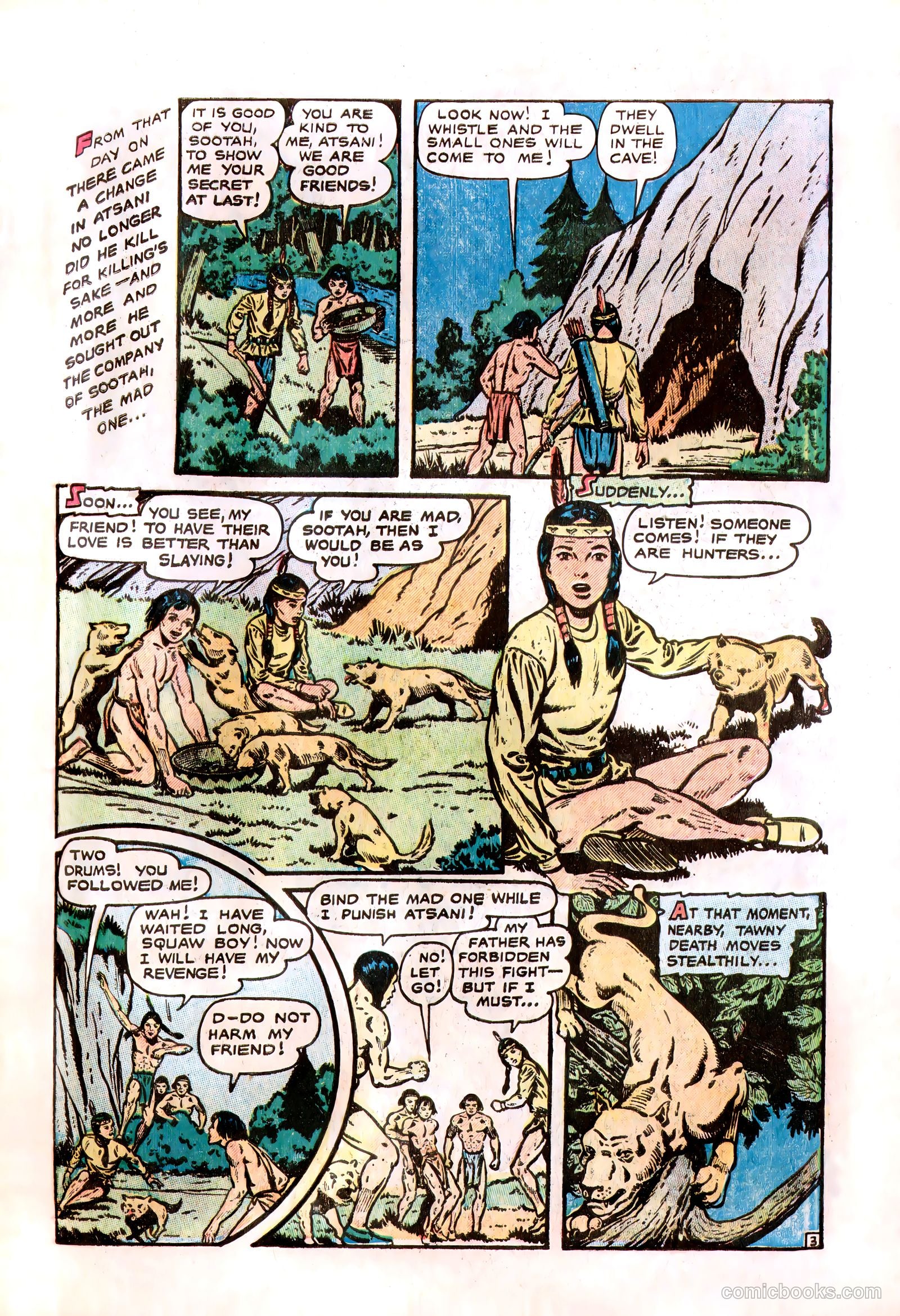 Lone Eagle #1 (1954) — page 7 of 36