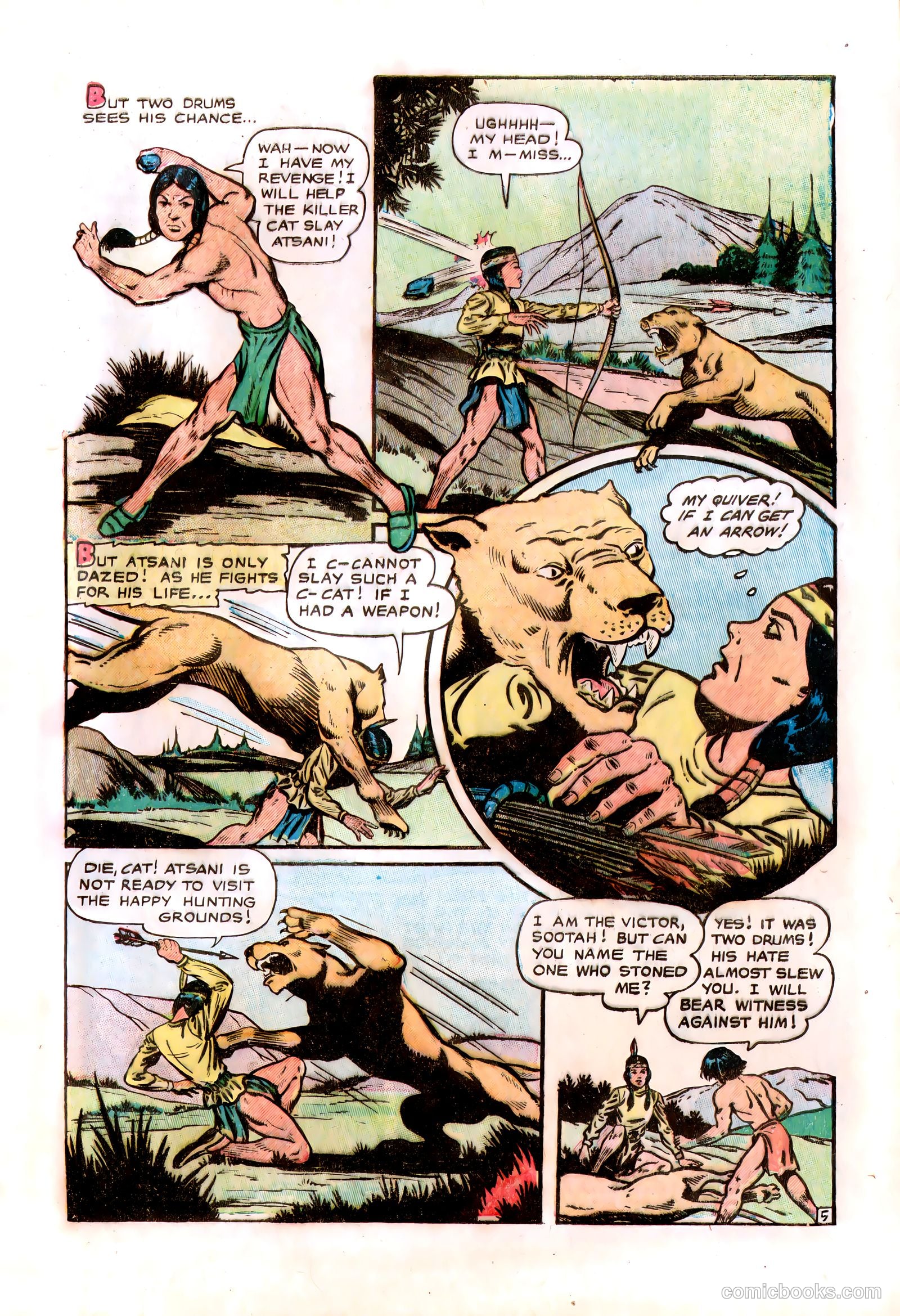Lone Eagle #1 (1954) — page 9 of 36