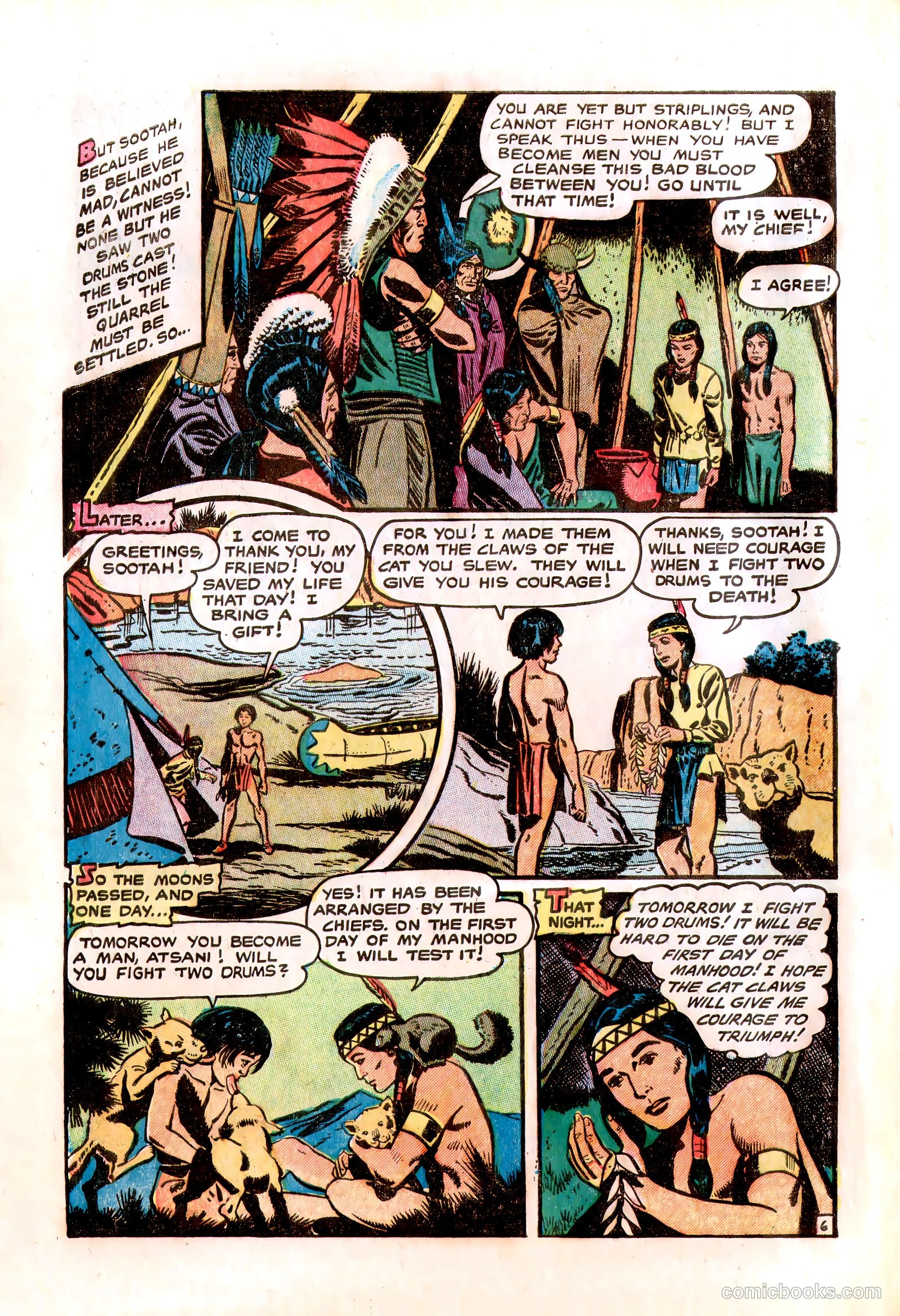 Lone Eagle #1 (1954) — page 10 of 36