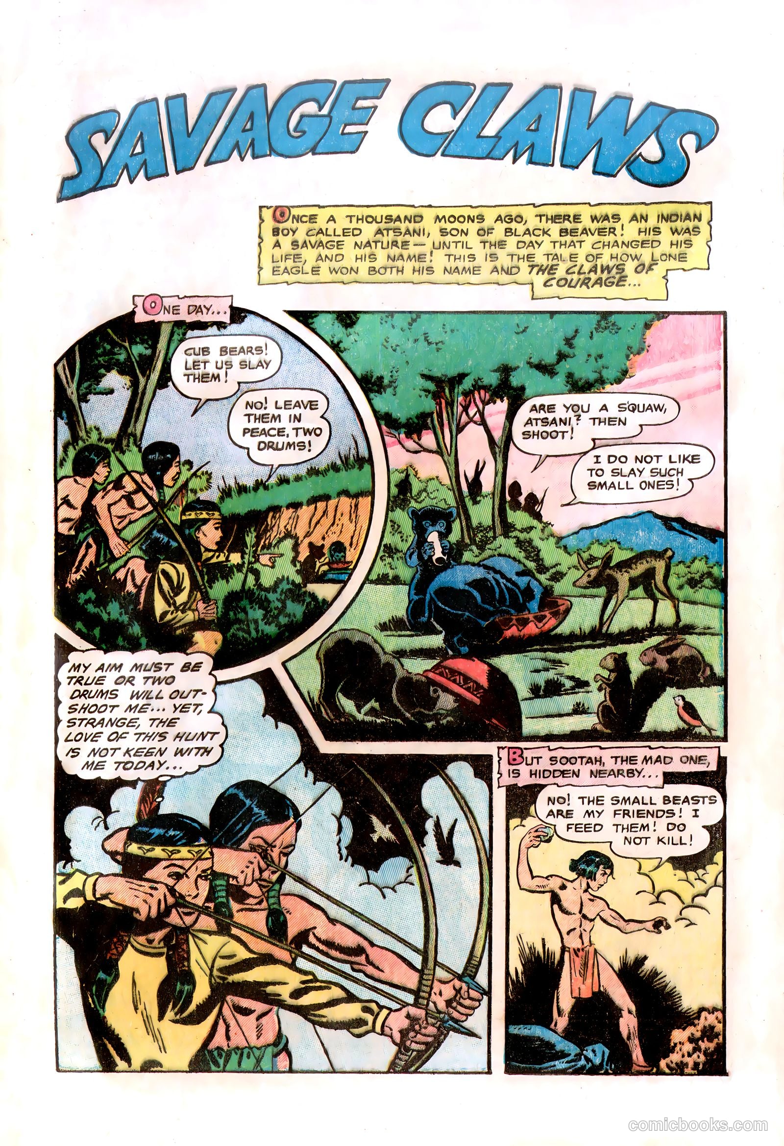 Lone Eagle #1 (1956) — page 5 of 36