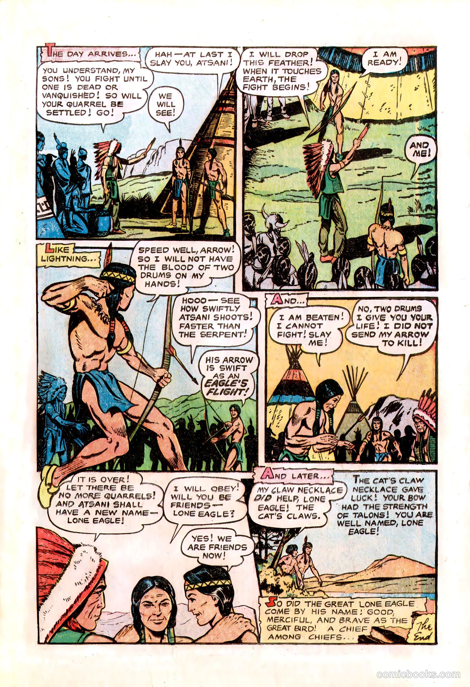 Lone Eagle #1 (1956) — page 11 of 36