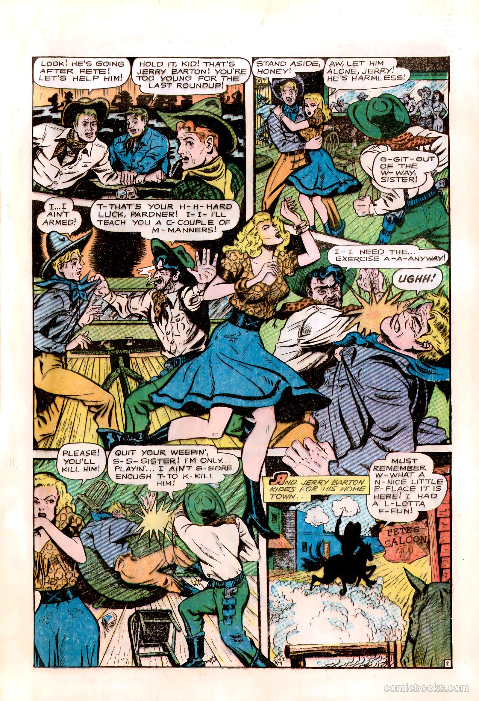 Lone Eagle #1 (1956) — page 13 of 36