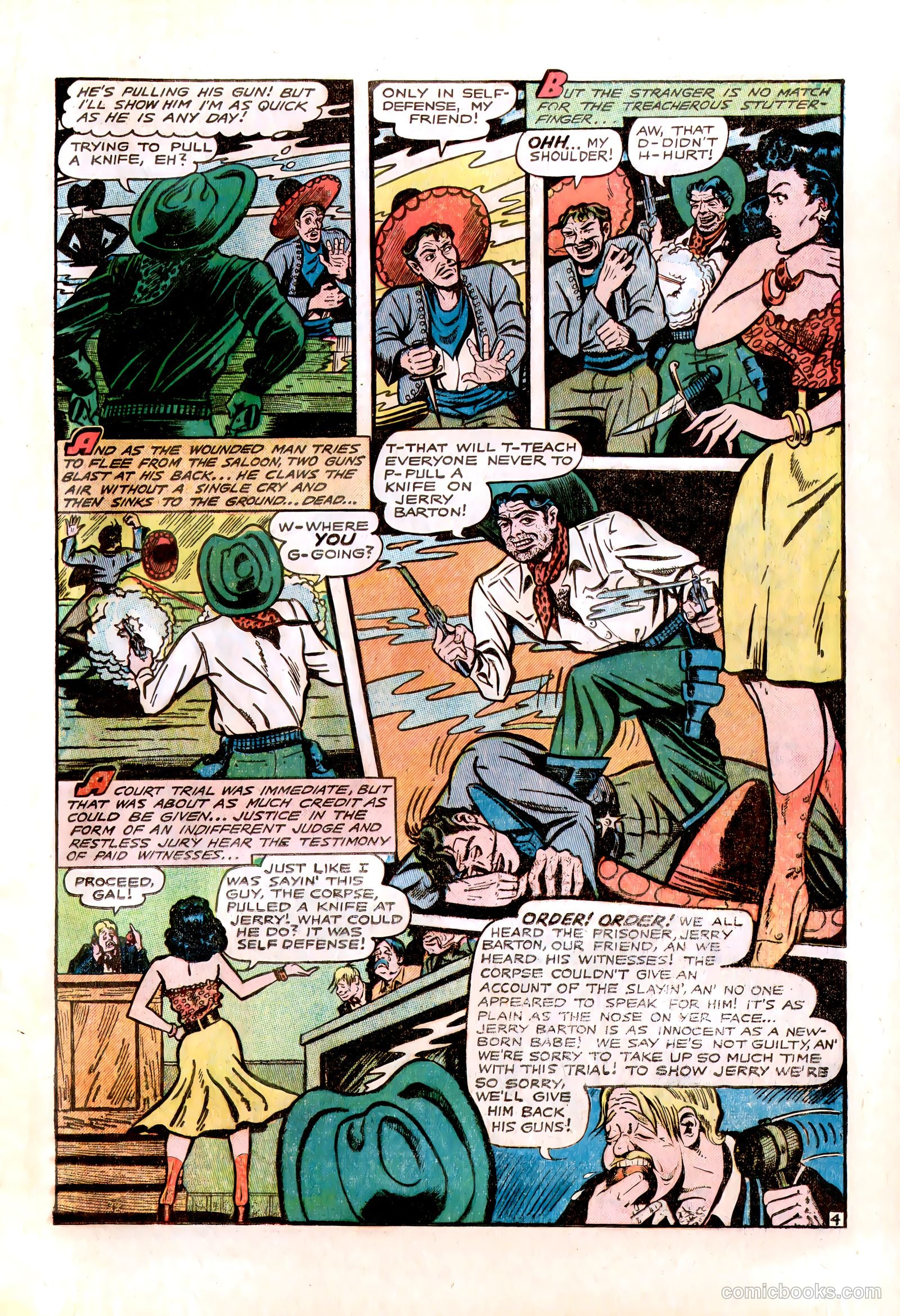 Lone Eagle #1 (1956) — page 15 of 36