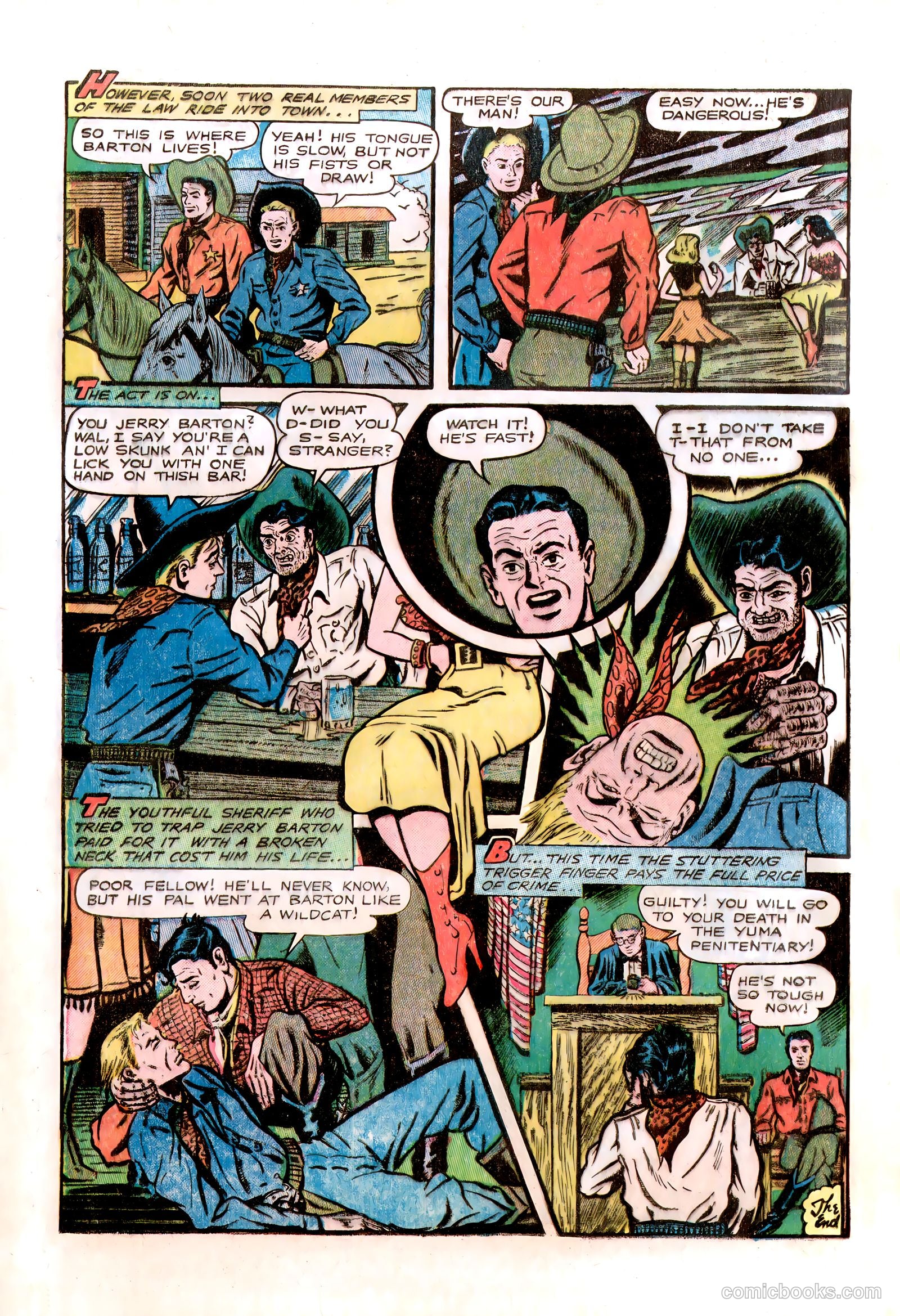 Lone Eagle #1 (1956) — page 16 of 36