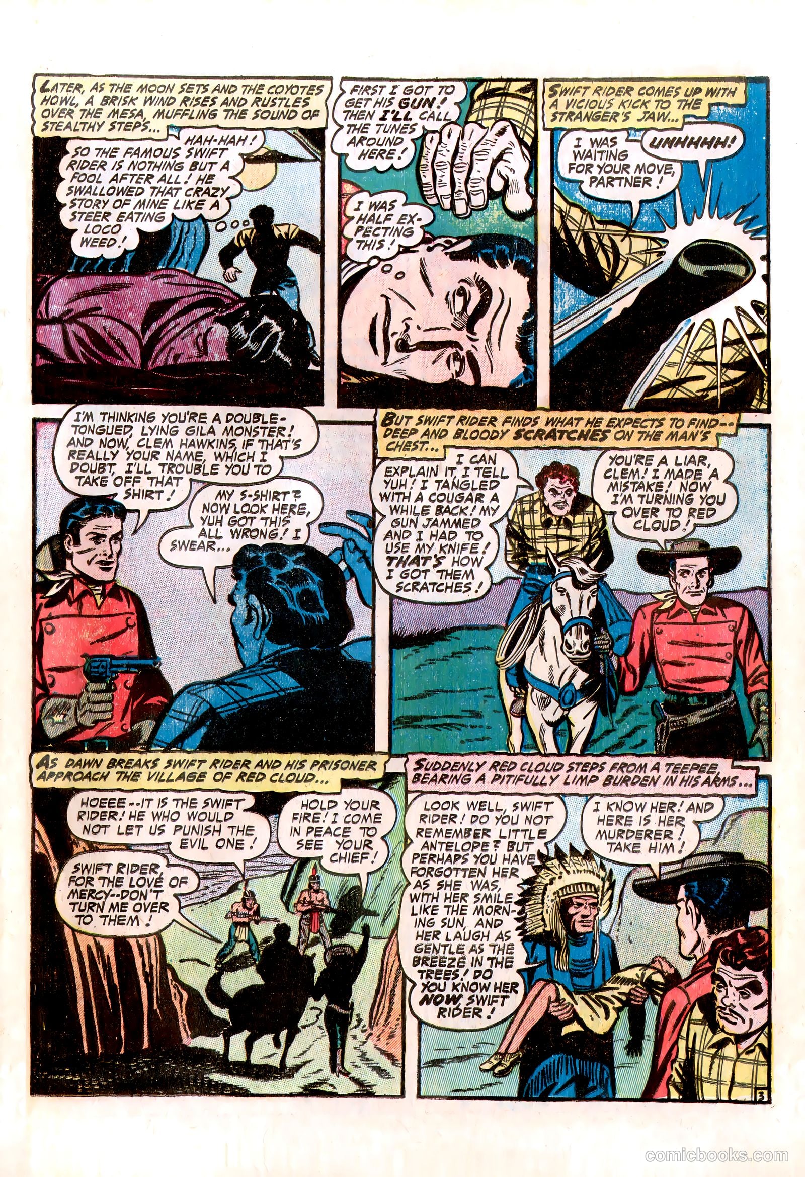 Lone Eagle #1 (1956) — page 23 of 36