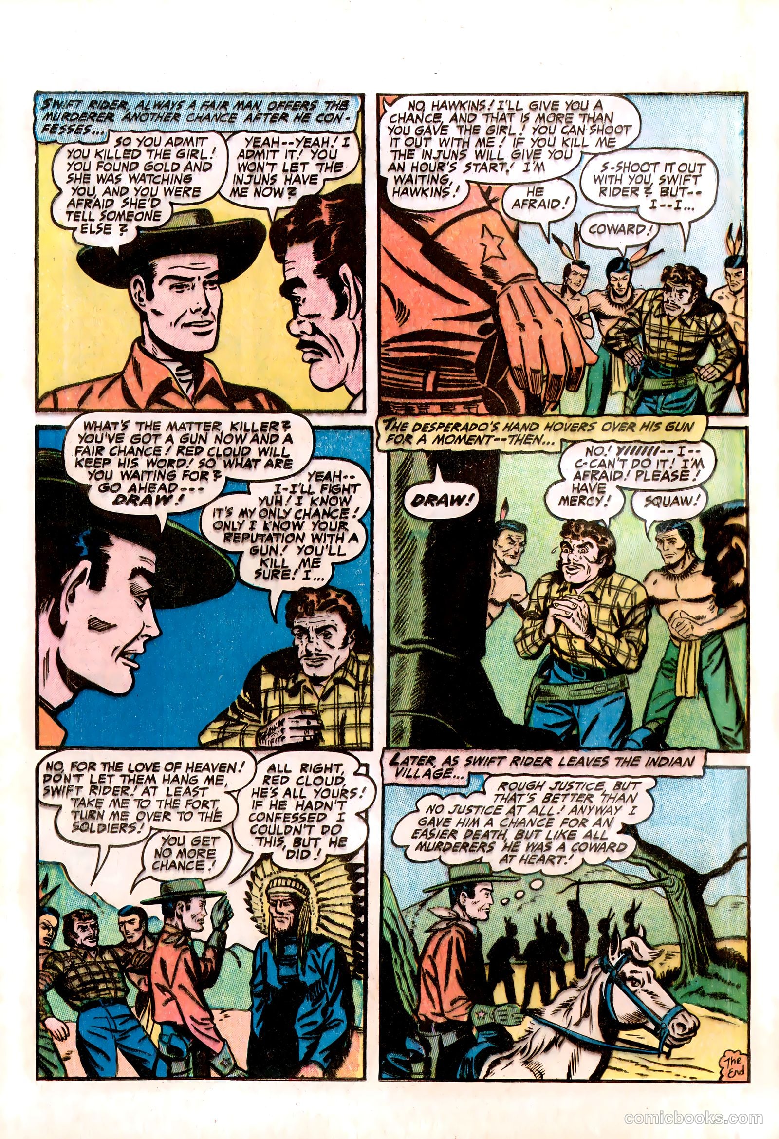 Lone Eagle #1 (1956) — page 24 of 36