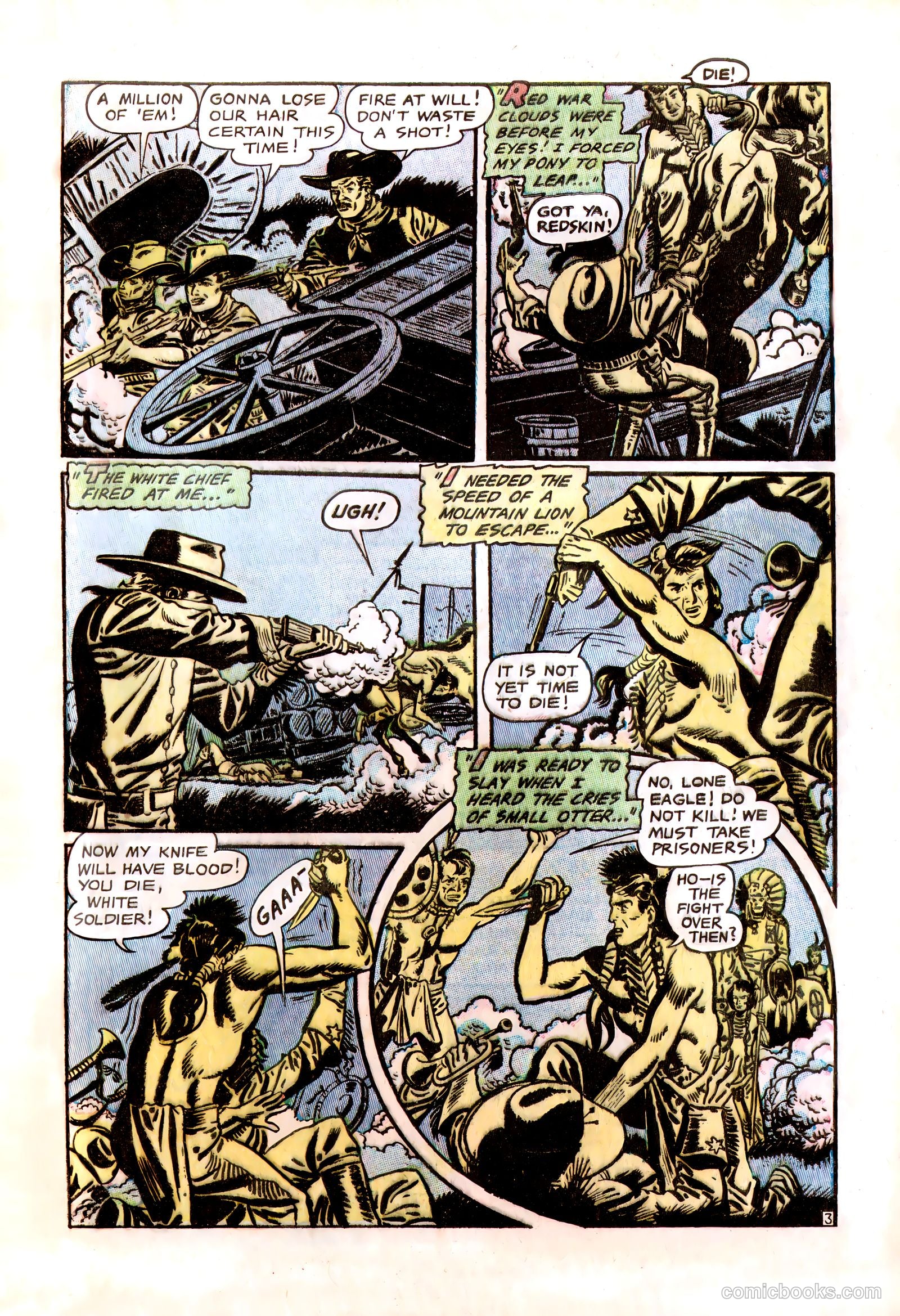 Lone Eagle #1 (1956) — page 29 of 36