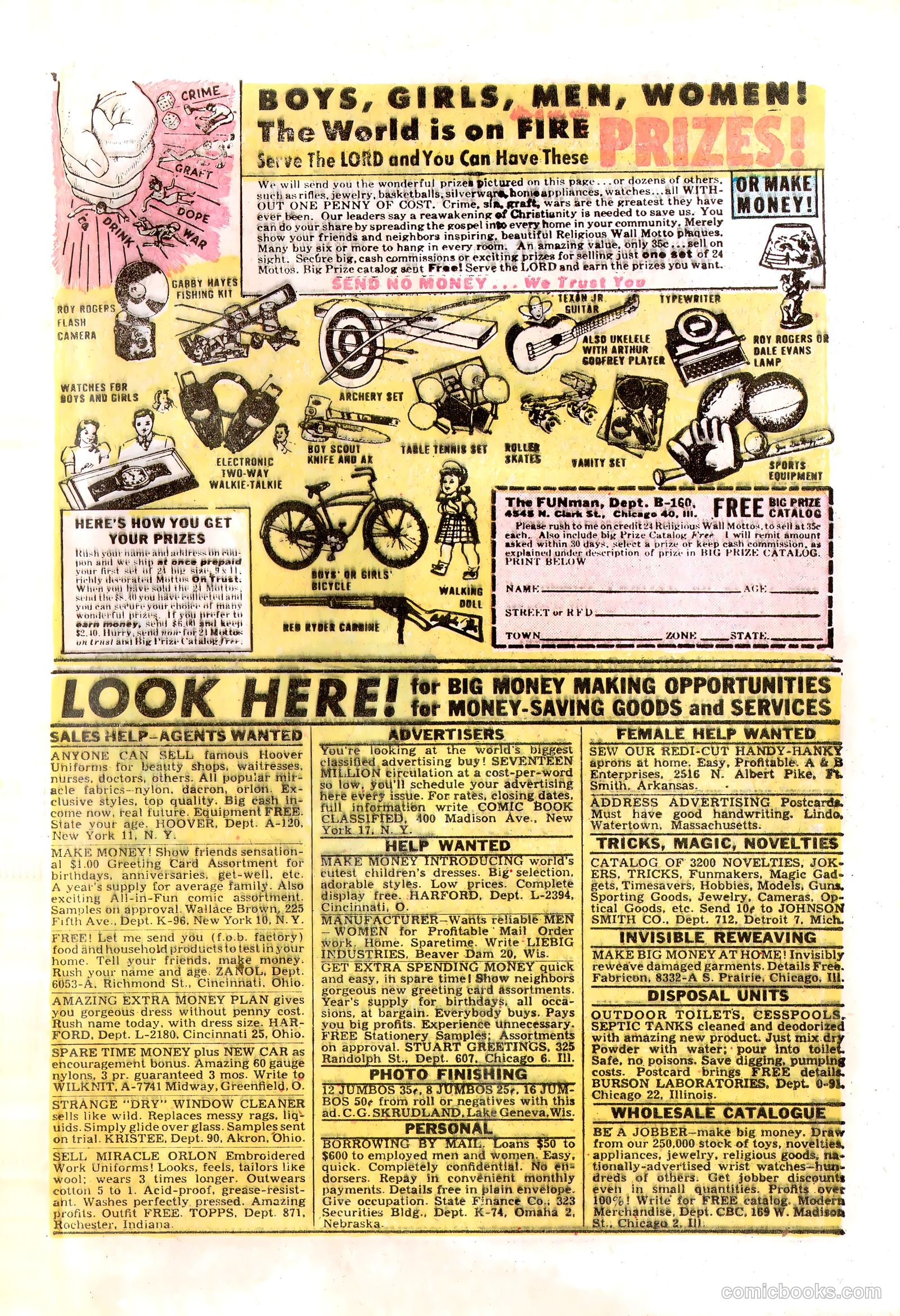 Lone Eagle #1 (1956) — page 33 of 36