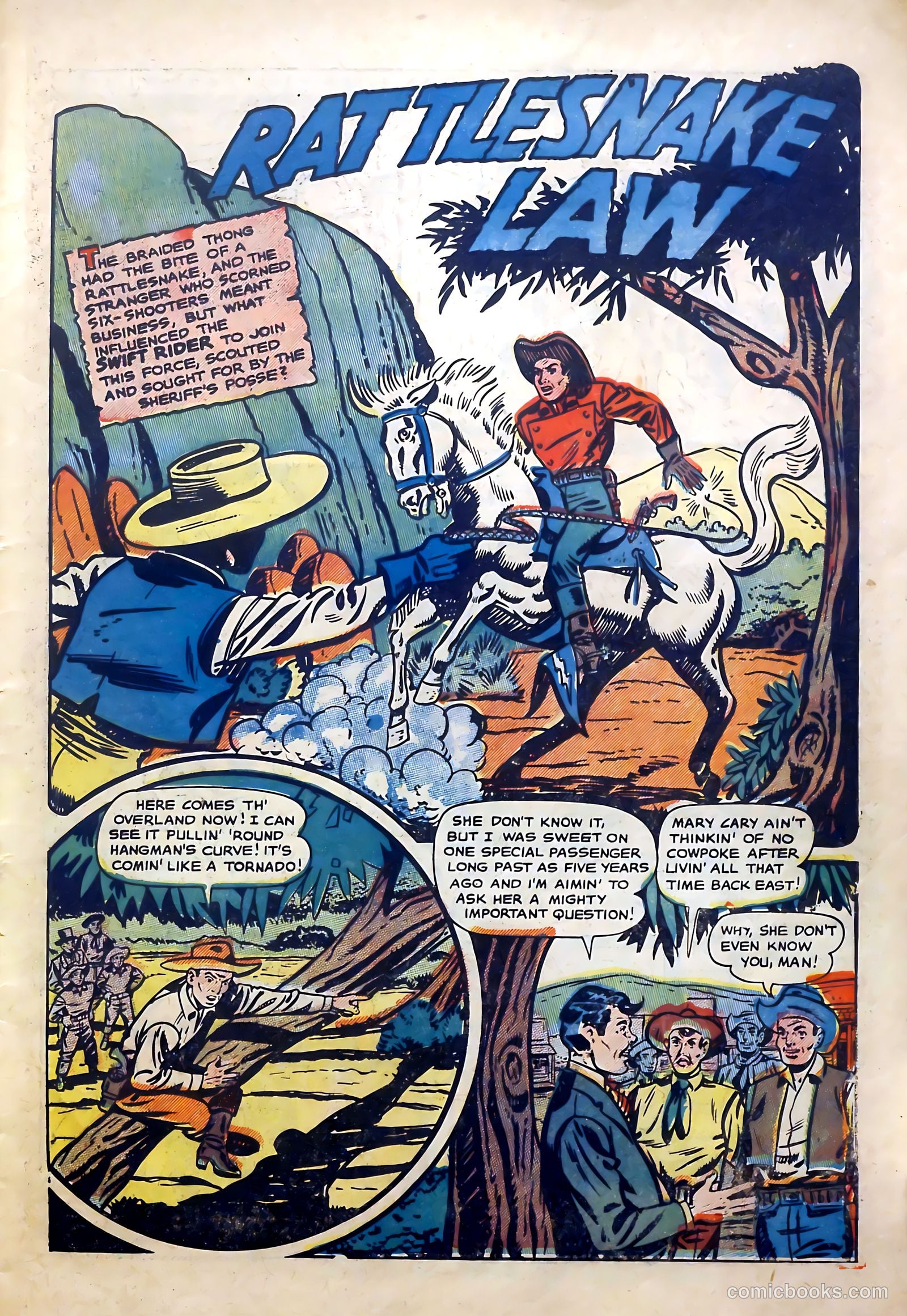 Lone Eagle #2 (1954) — page 5 of 36