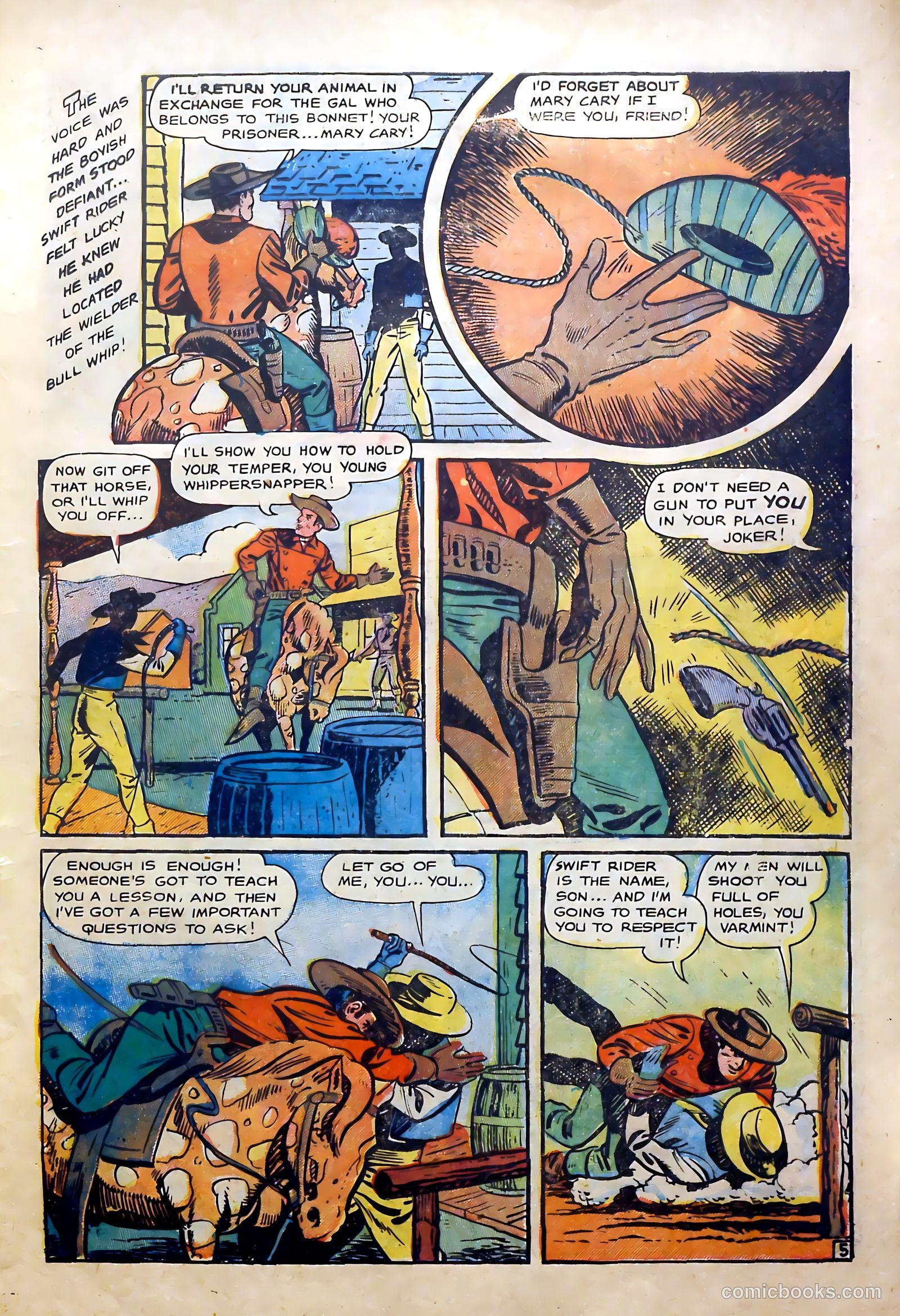 Lone Eagle #2 (1954) — page 9 of 36