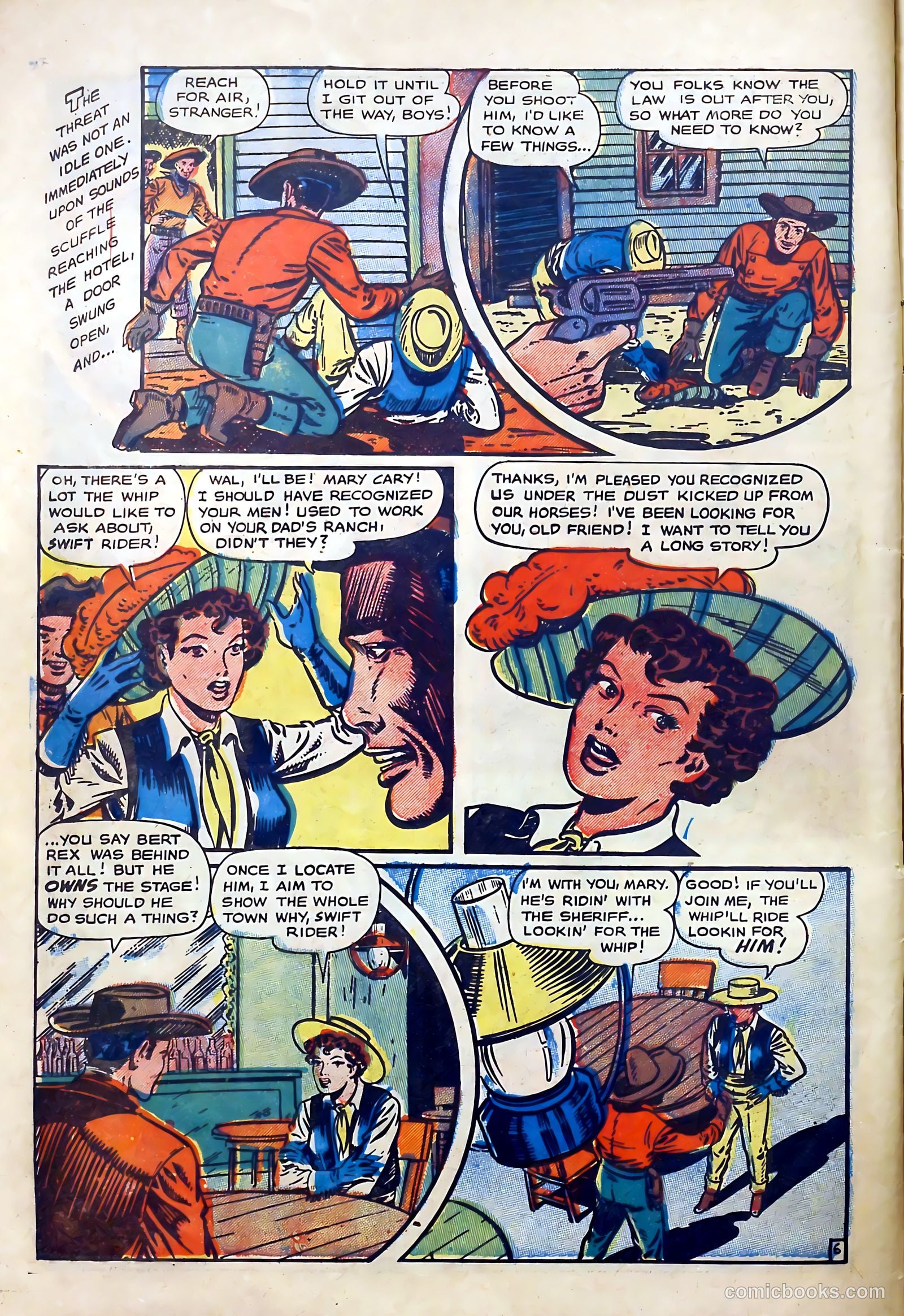 Lone Eagle #2 (1954) — page 10 of 36