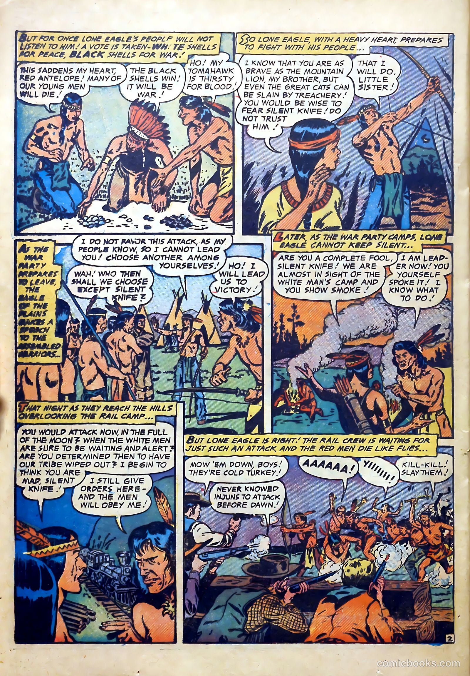 Lone Eagle #2 (1954) — page 22 of 36